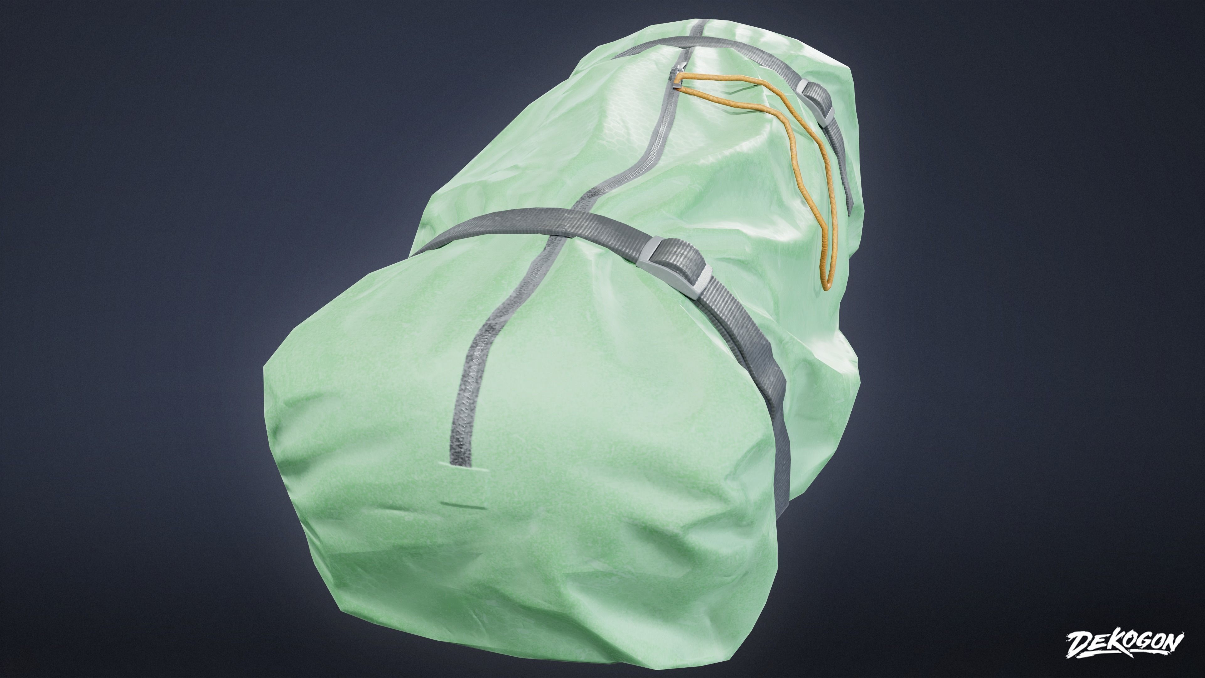 TOOLSHED - Bag 01 - LOW POLY Low-poly 3D model_3