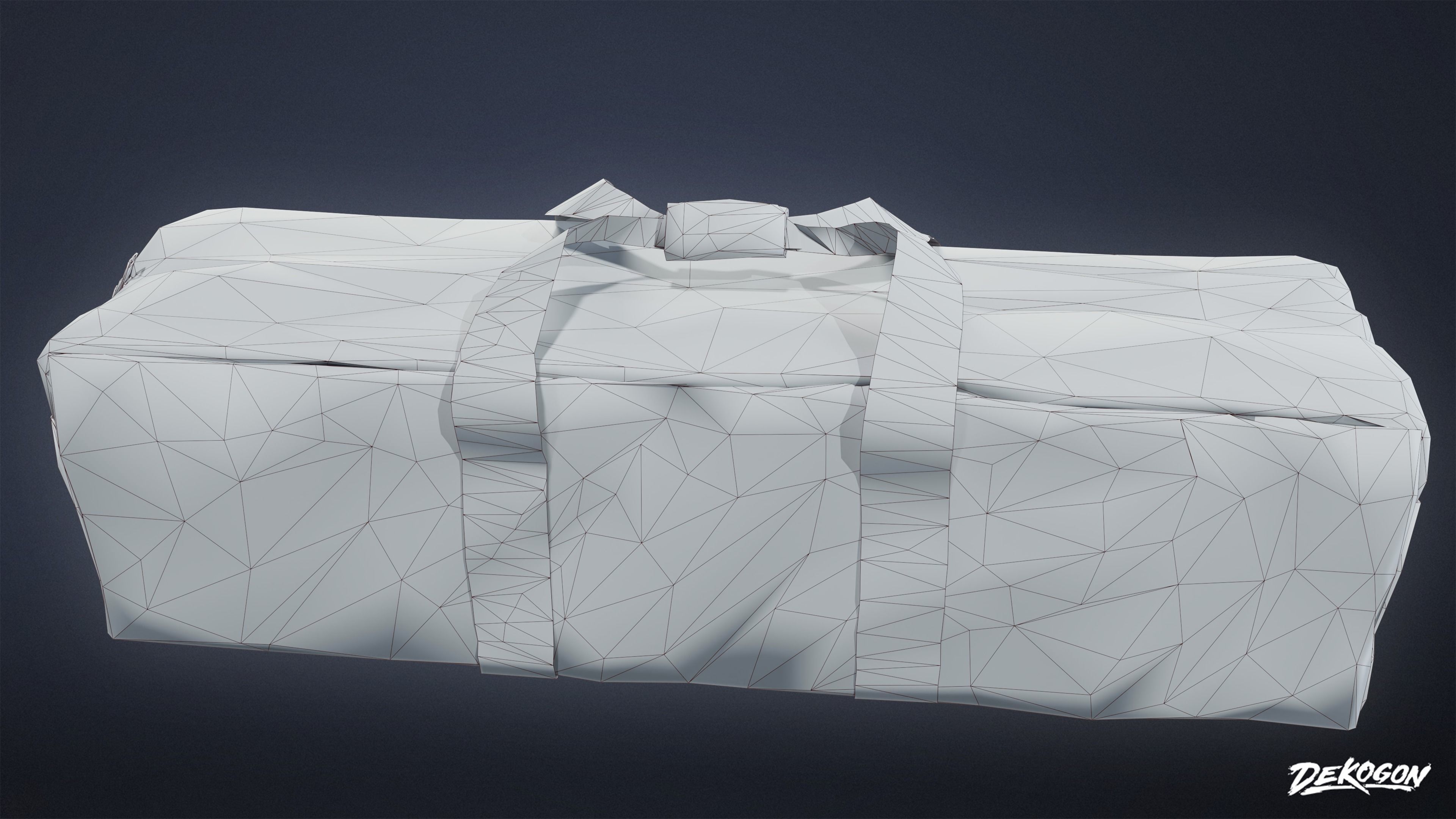 TOOLSHED - Bag 02 - LOW POLY Low-poly 3D model_1