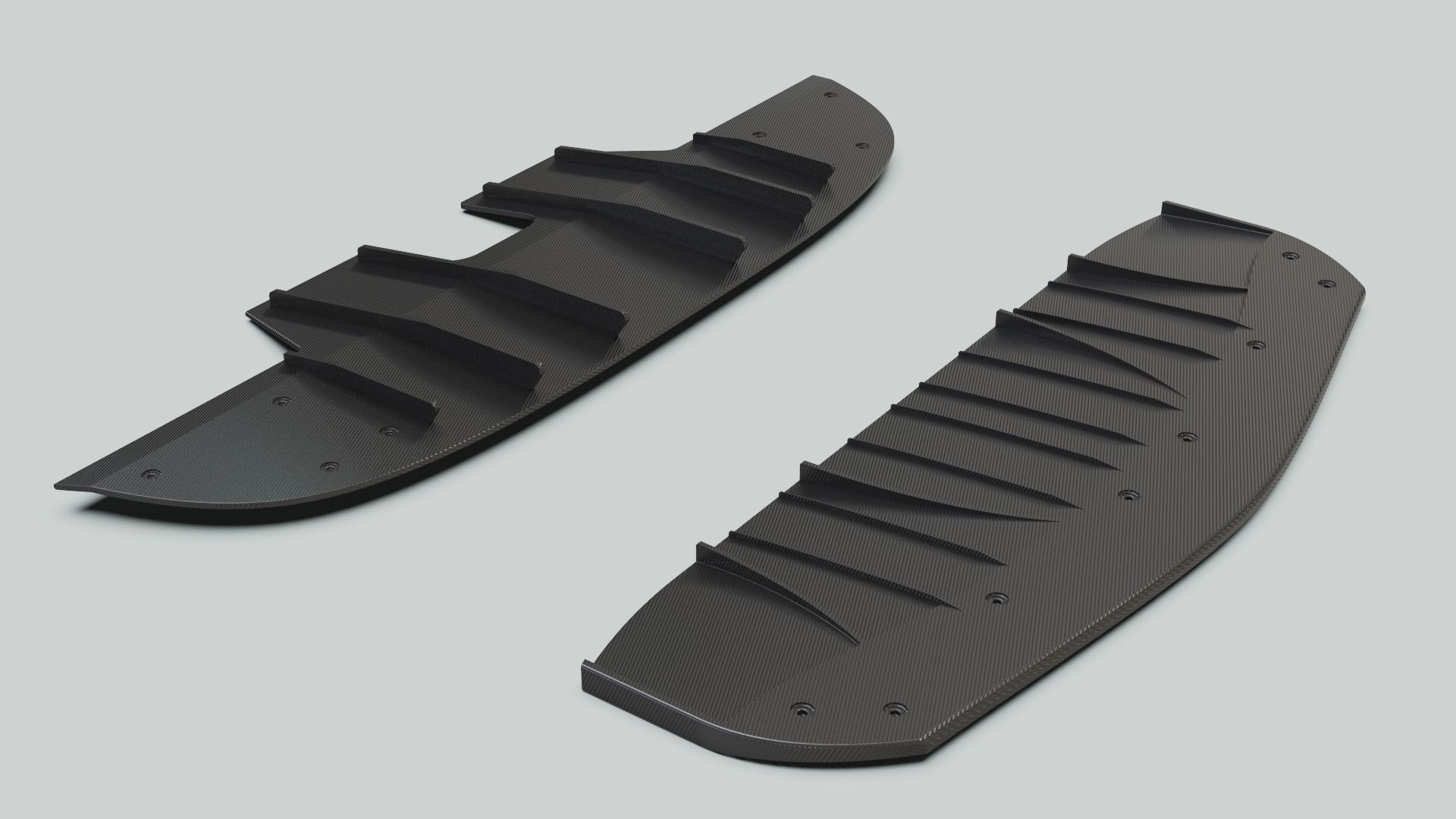 Spoiler bodykit auto motor tuning 3D model_3