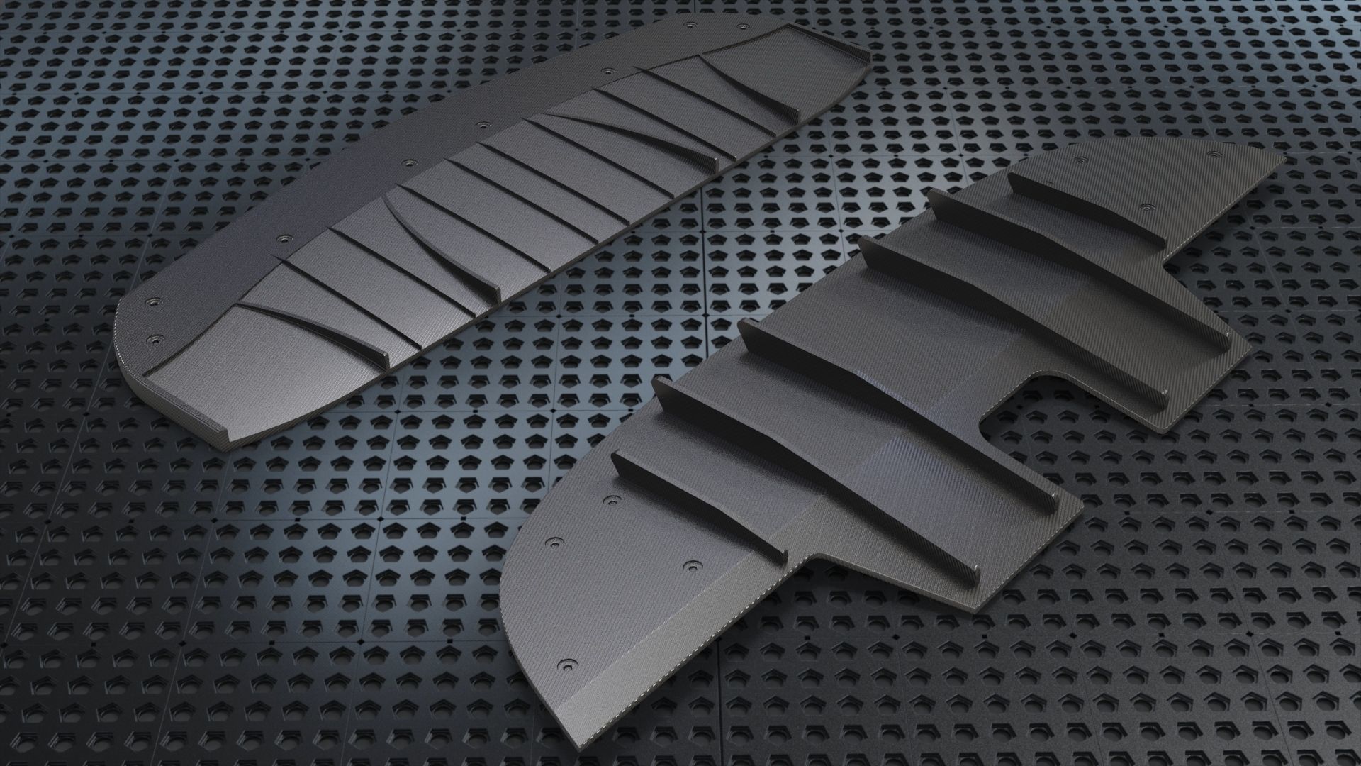 Spoiler bodykit auto motor tuning 3D model_7