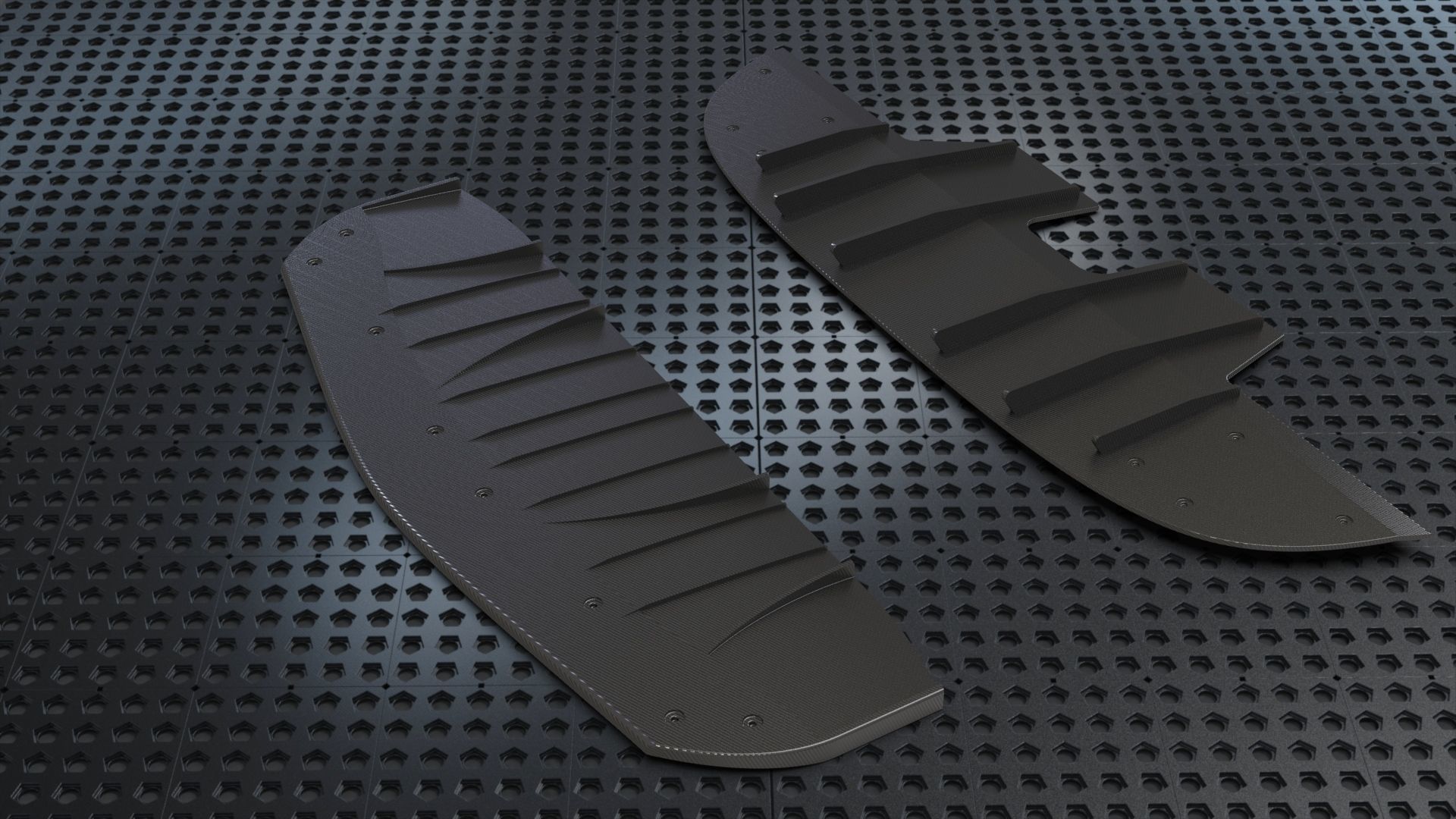 Spoiler bodykit auto motor tuning 3D model_6