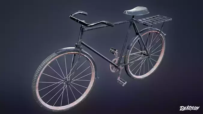 TOOLSHED - Bike 01 - LOW POLY Low-poly 3D model