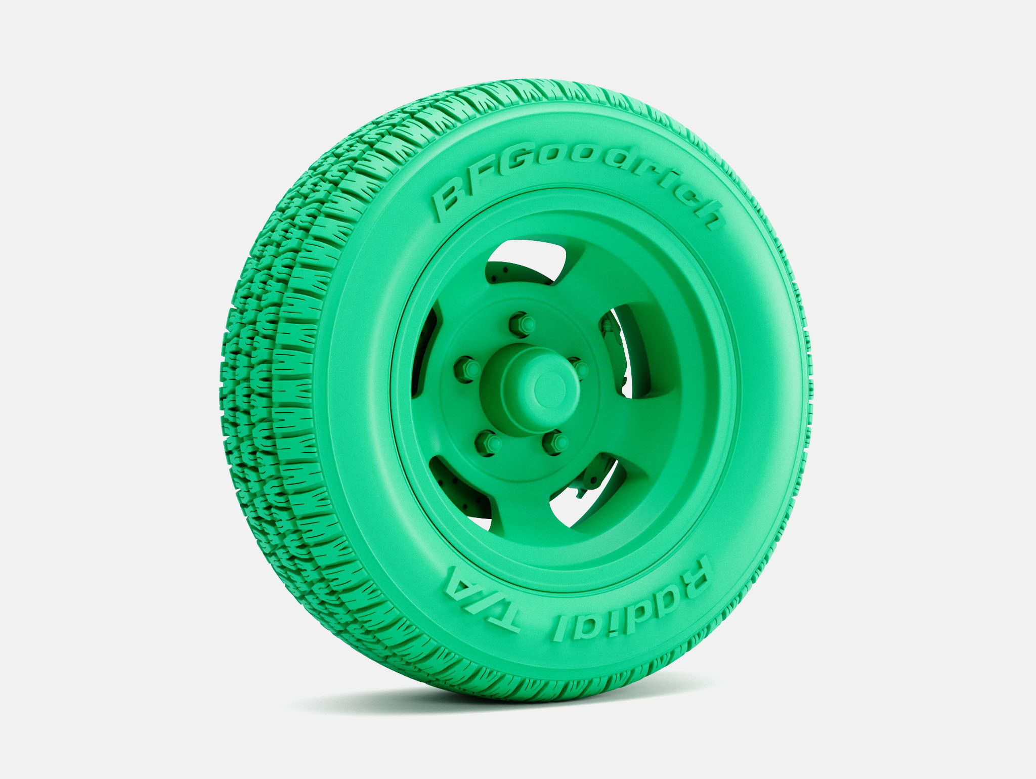 15x5 15x7 15x8 15x10 US Indy Mag Wheels BFGoodrich Radial Tires 3D print model_2