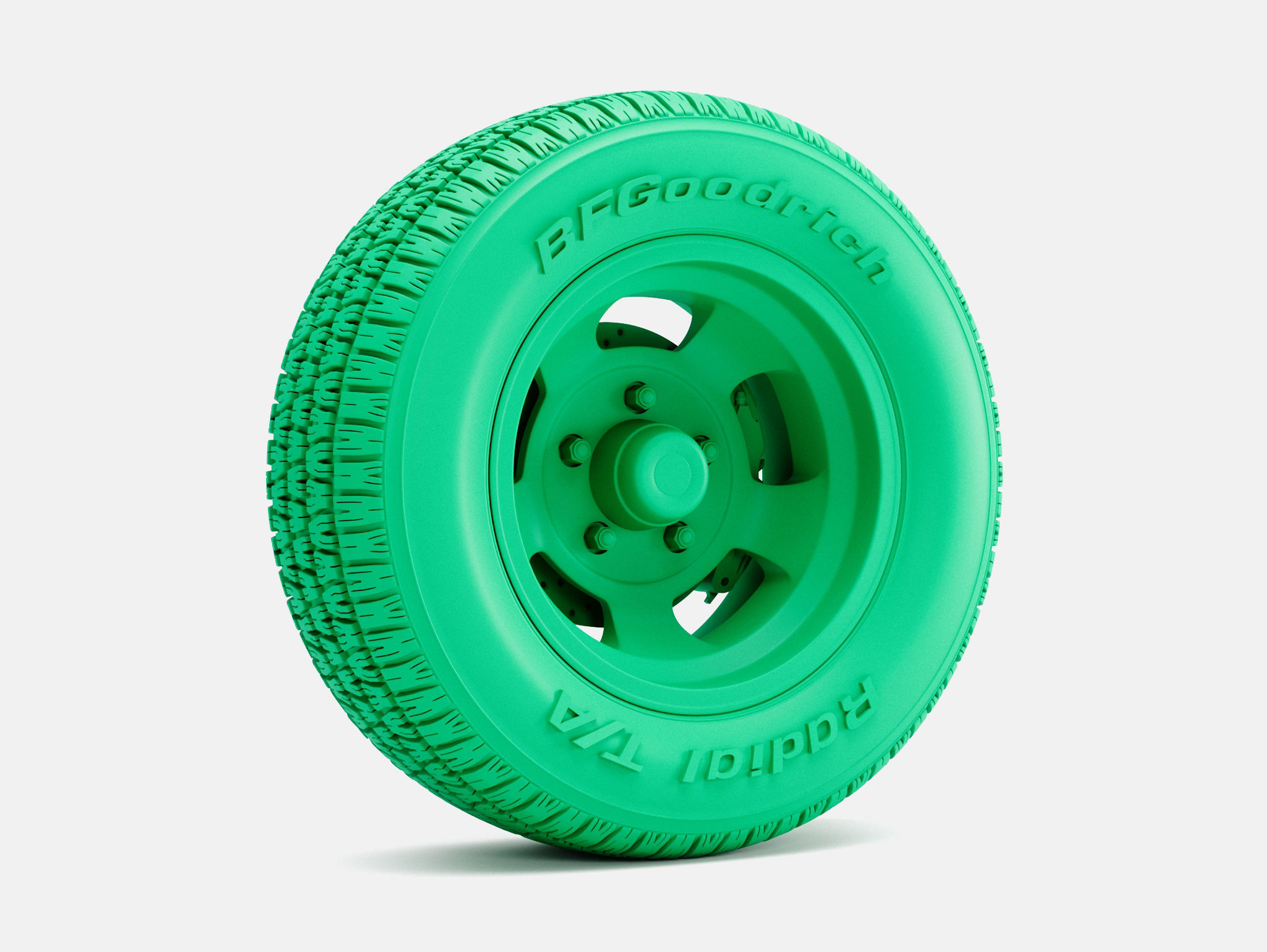 15x5 15x7 15x8 15x10 US Indy Mag Wheels BFGoodrich Radial Tires 3D print model_3