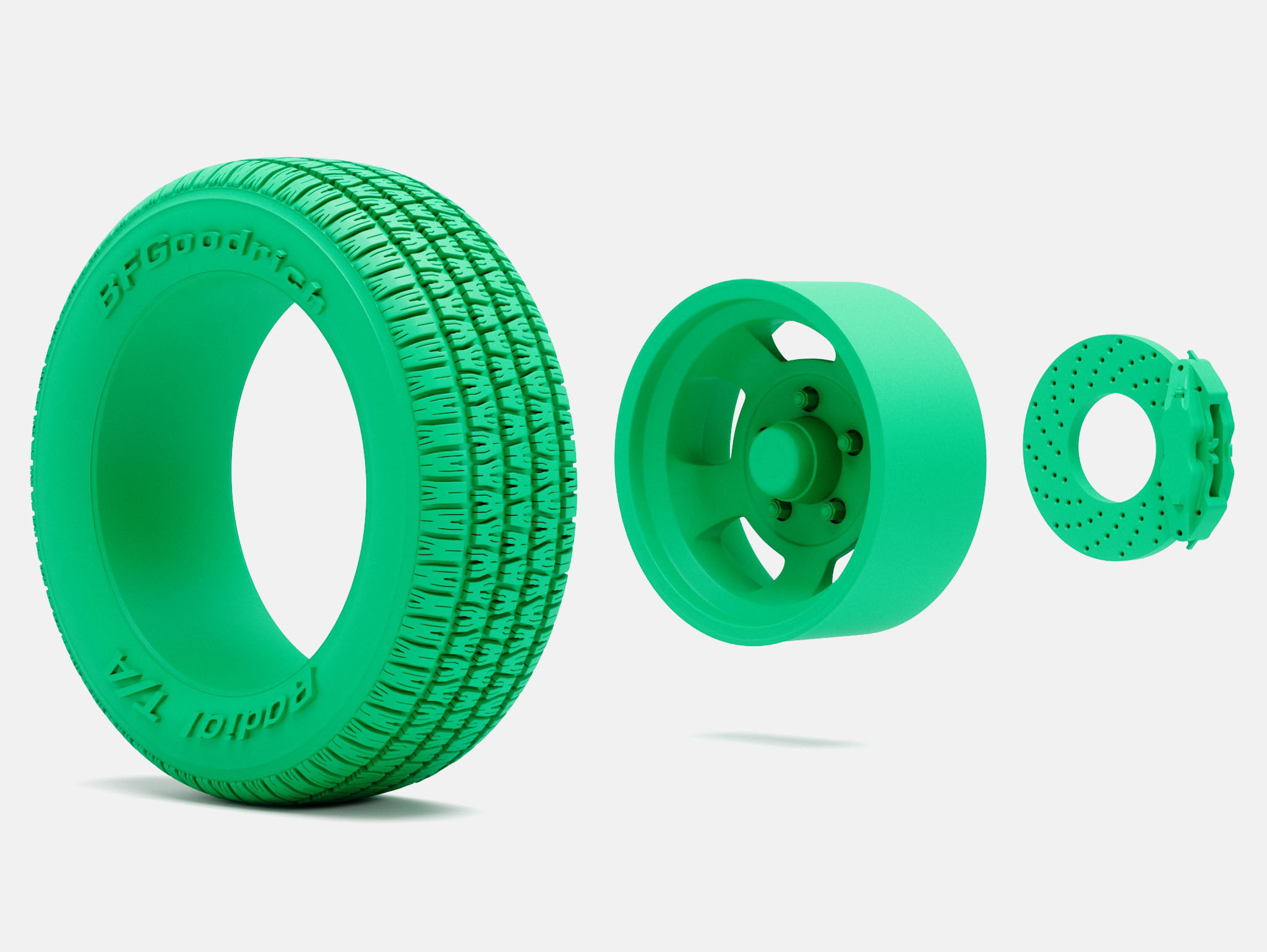 15x5 15x7 15x8 15x10 US Indy Mag Wheels BFGoodrich Radial Tires 3D print model_10