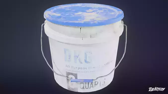 TOOLSHED - Buckets 01 - LOW POLY Low-poly 3D model