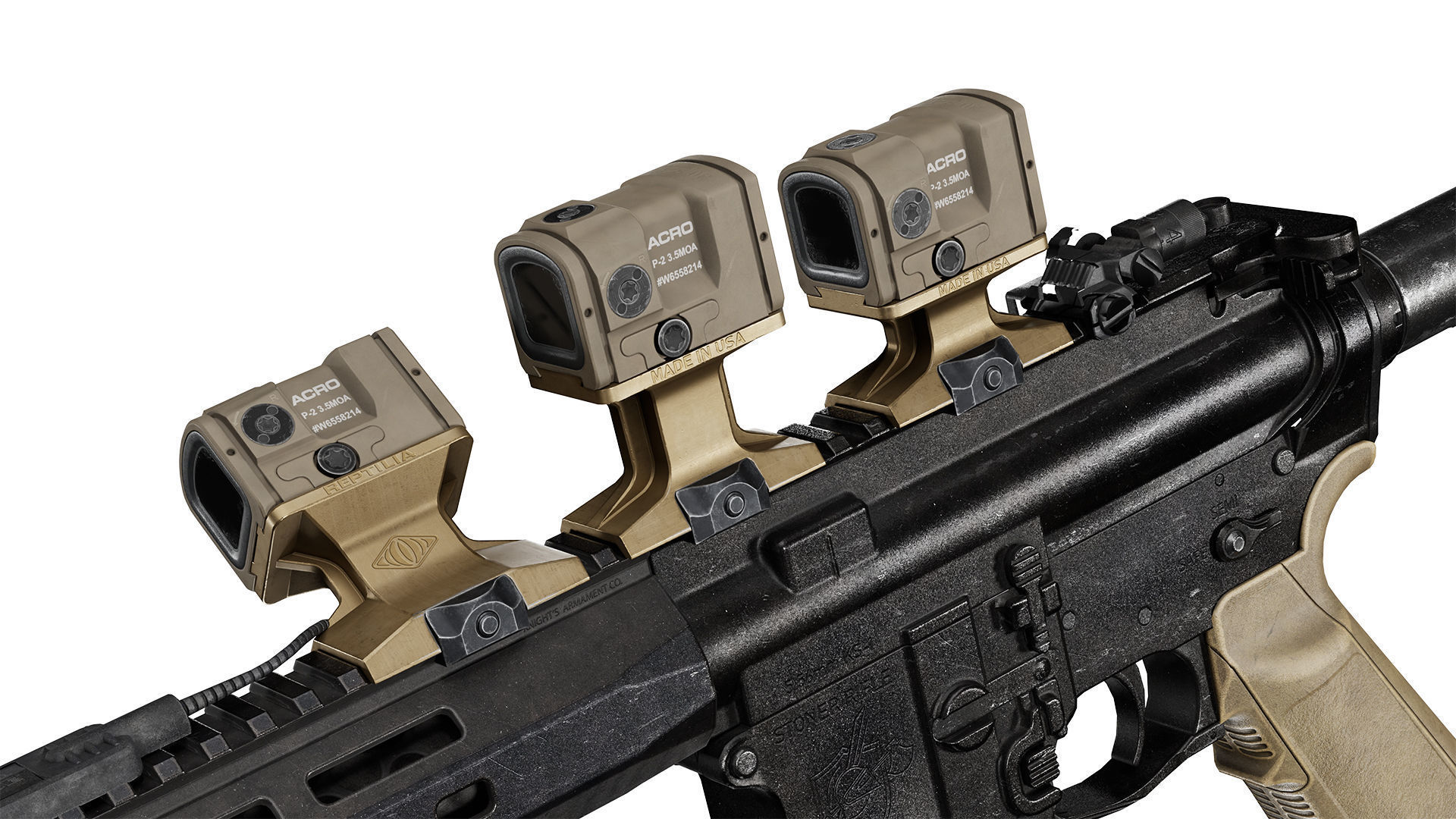 AIMPOINT ACRO P2 RED DOT SIGHT Low-poly 3D model_8