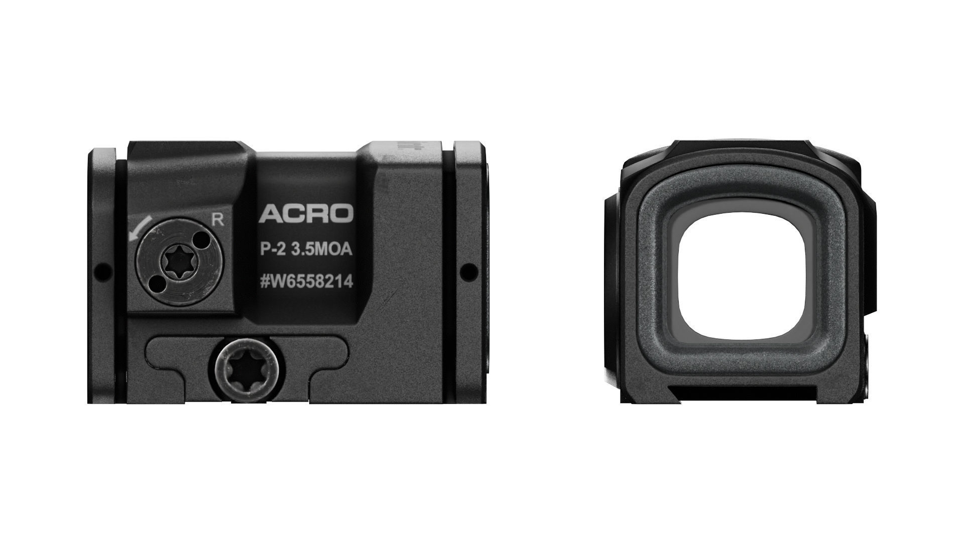AIMPOINT ACRO P2 RED DOT SIGHT Low-poly 3D model_5