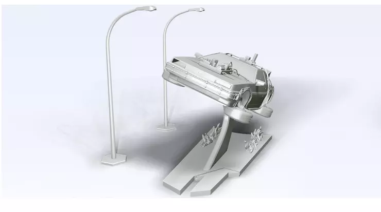 Back to the Future Delorean all Kits 3D print model_0