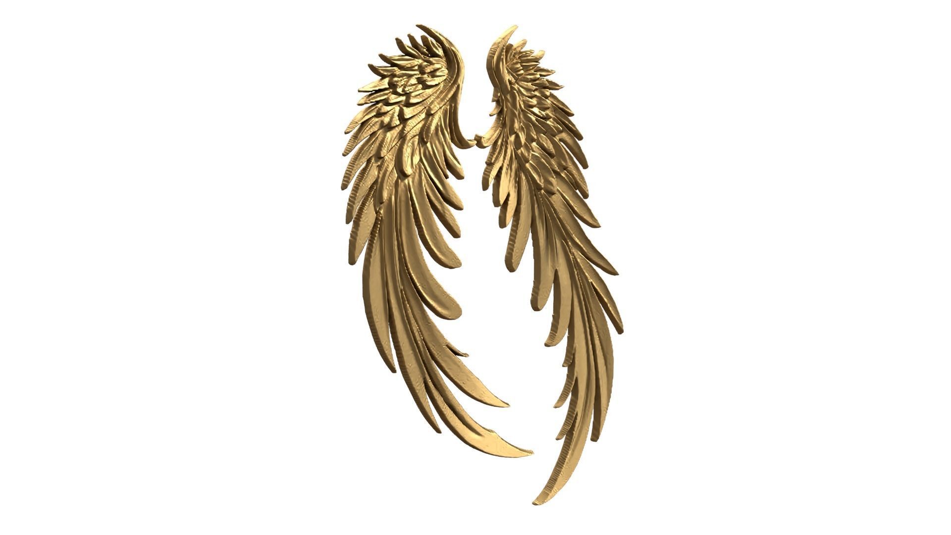 Wings Printable carved decor 13 3D print model_1