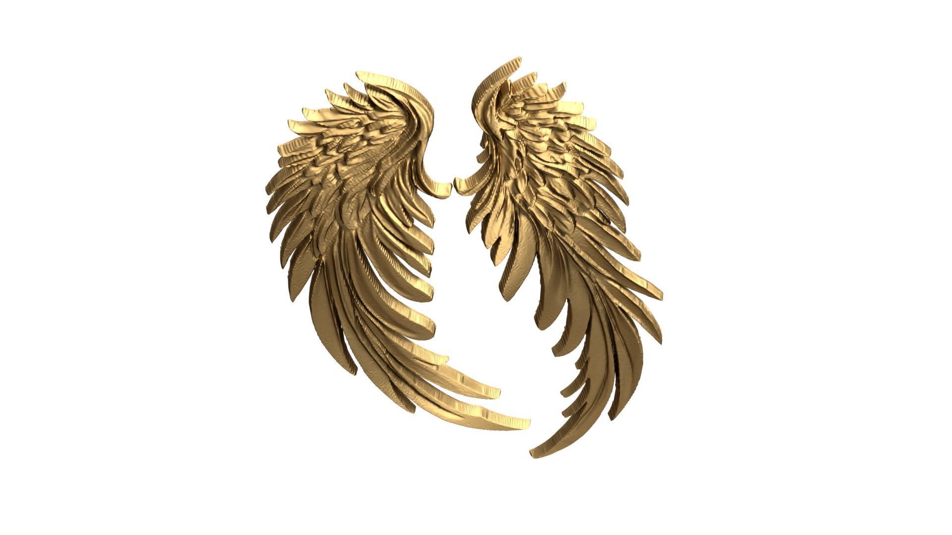 Wings Printable carved decor 13 3D print model_5