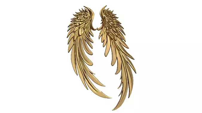 Wings Printable carved decor 13 