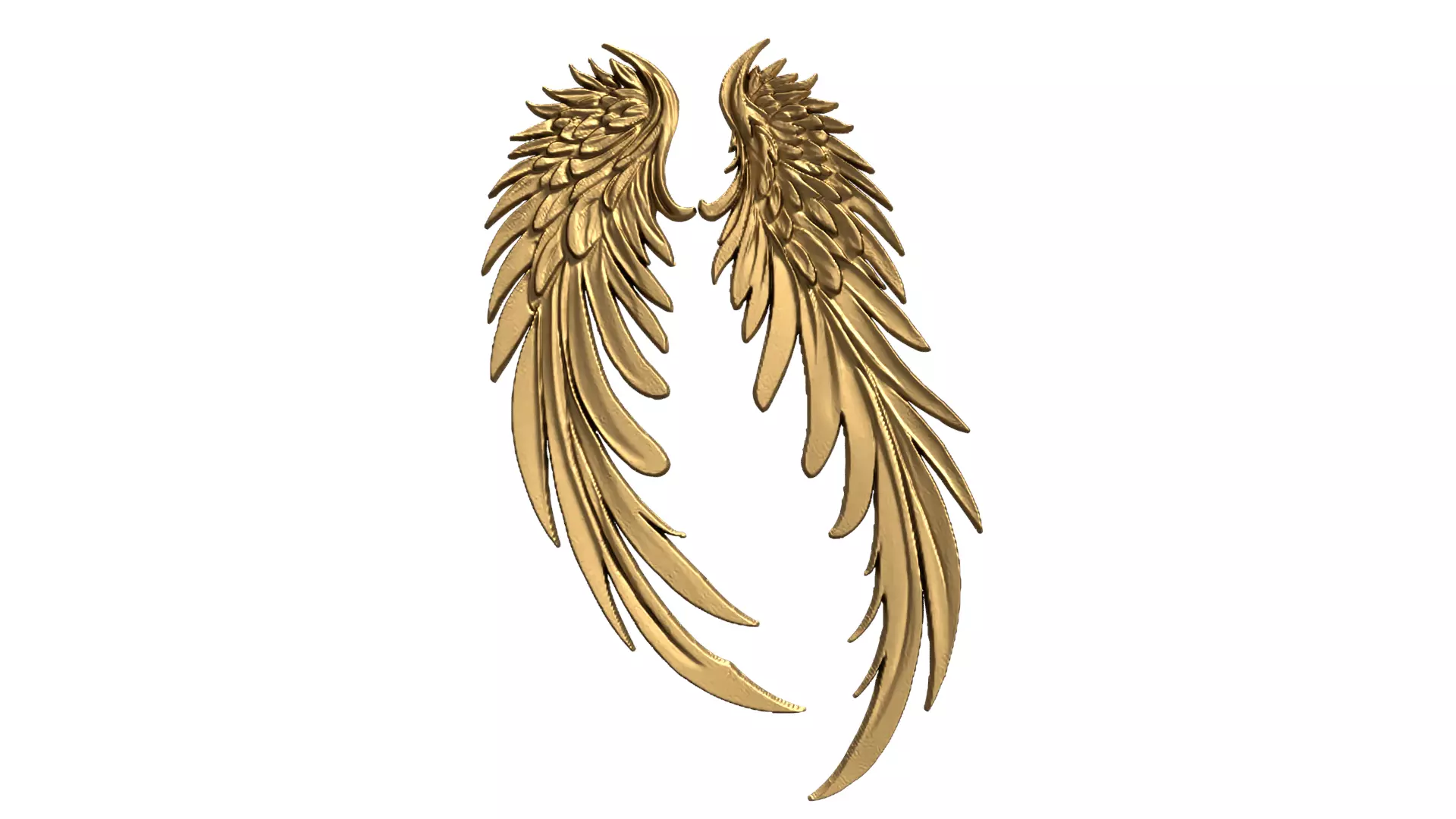 Wings Printable carved decor 13 3D print model_0