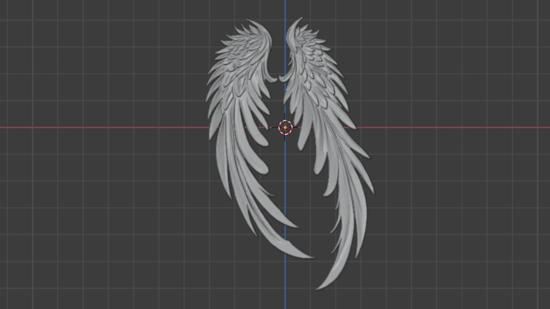 Wings Printable carved decor 13 3D print model_4