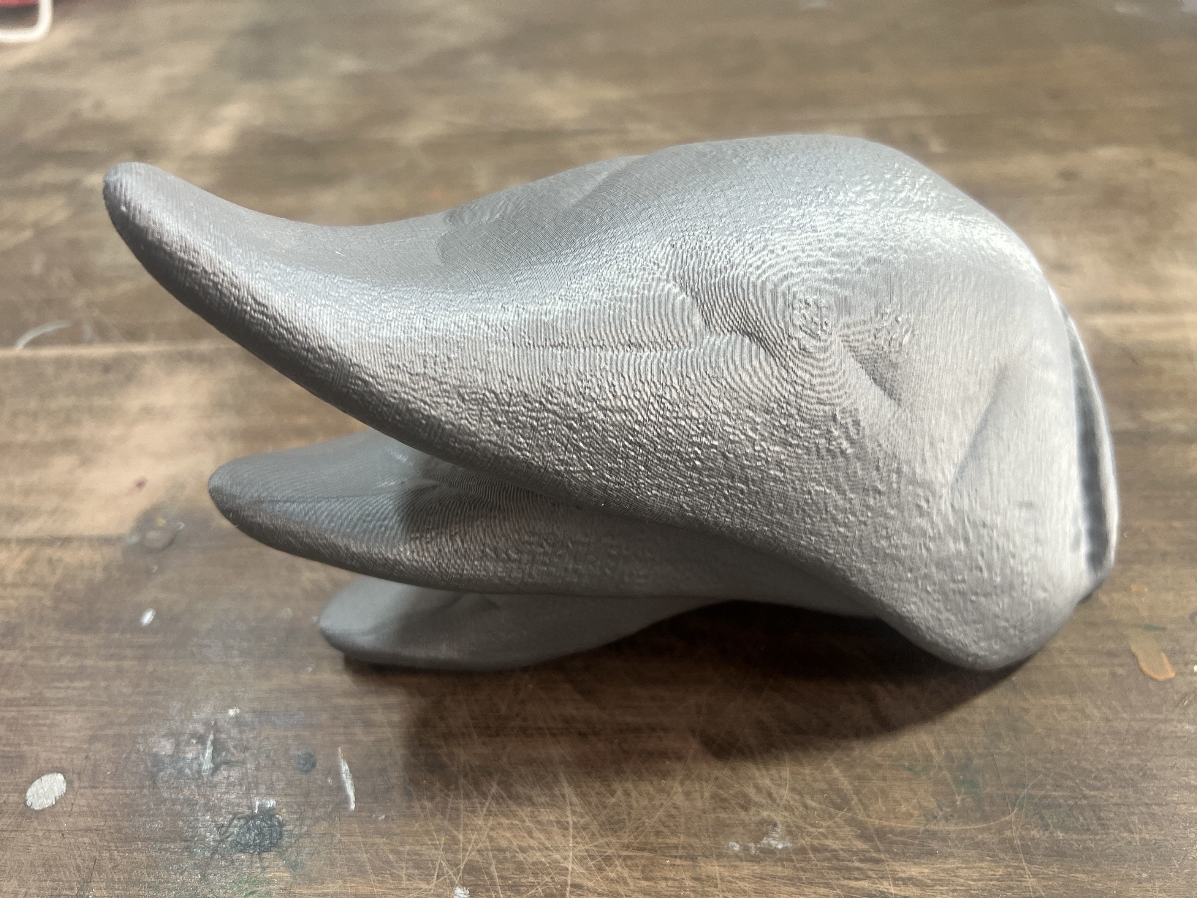 3D Printed Battle Damaged Pauldron Armor Model 3D print model_1