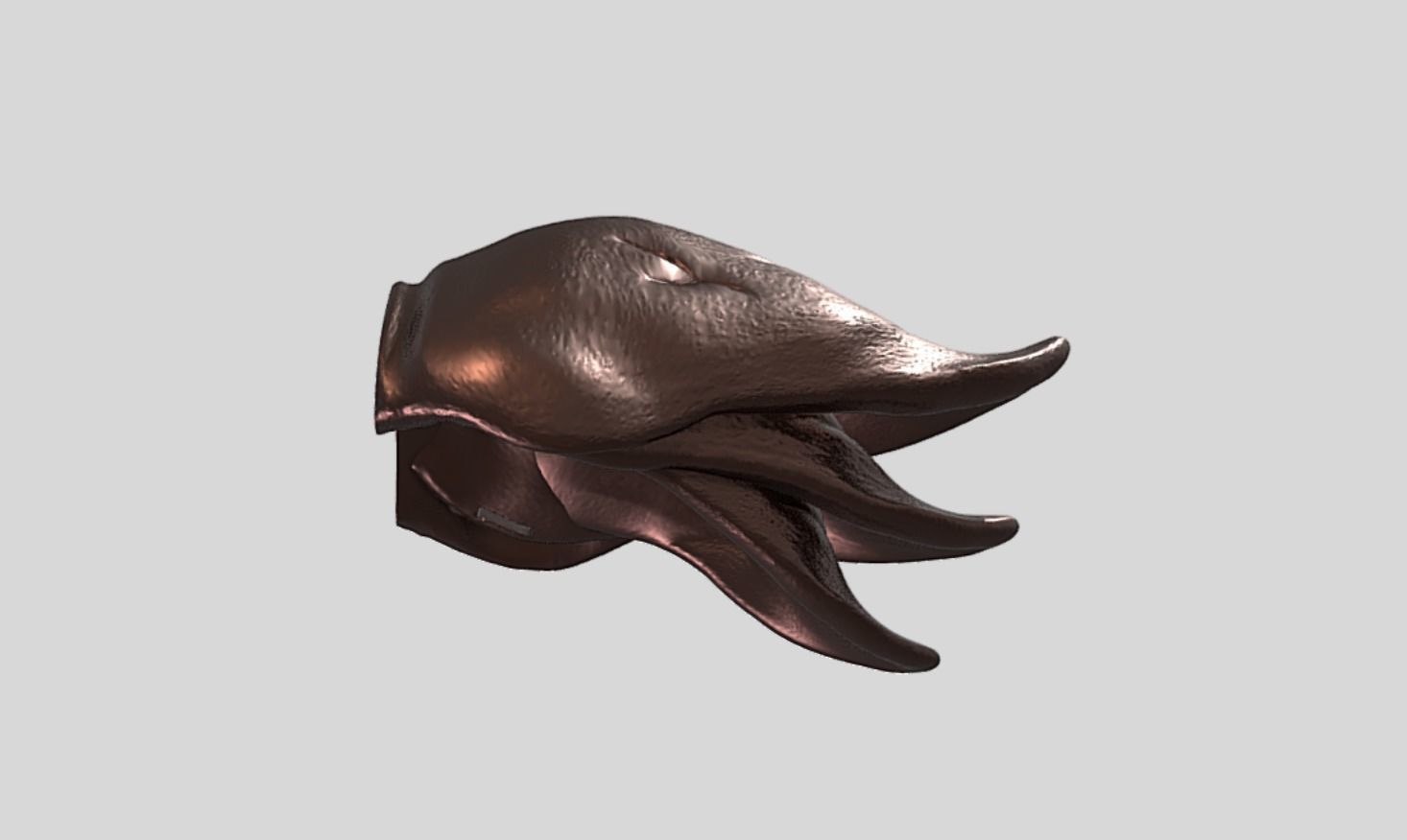 3D Printed Battle Damaged Pauldron Armor Model 3D print model_4