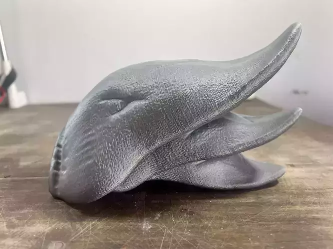 3D Printed Battle Damaged Pauldron Armor Model 3D print model