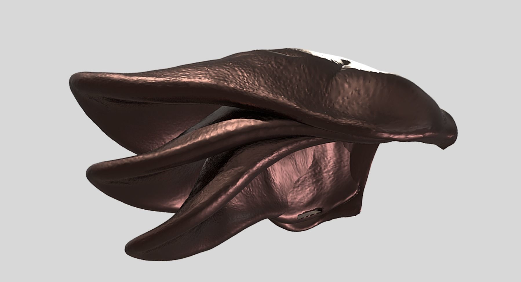 3D Printed Battle Damaged Pauldron Armor Model 3D print model_6