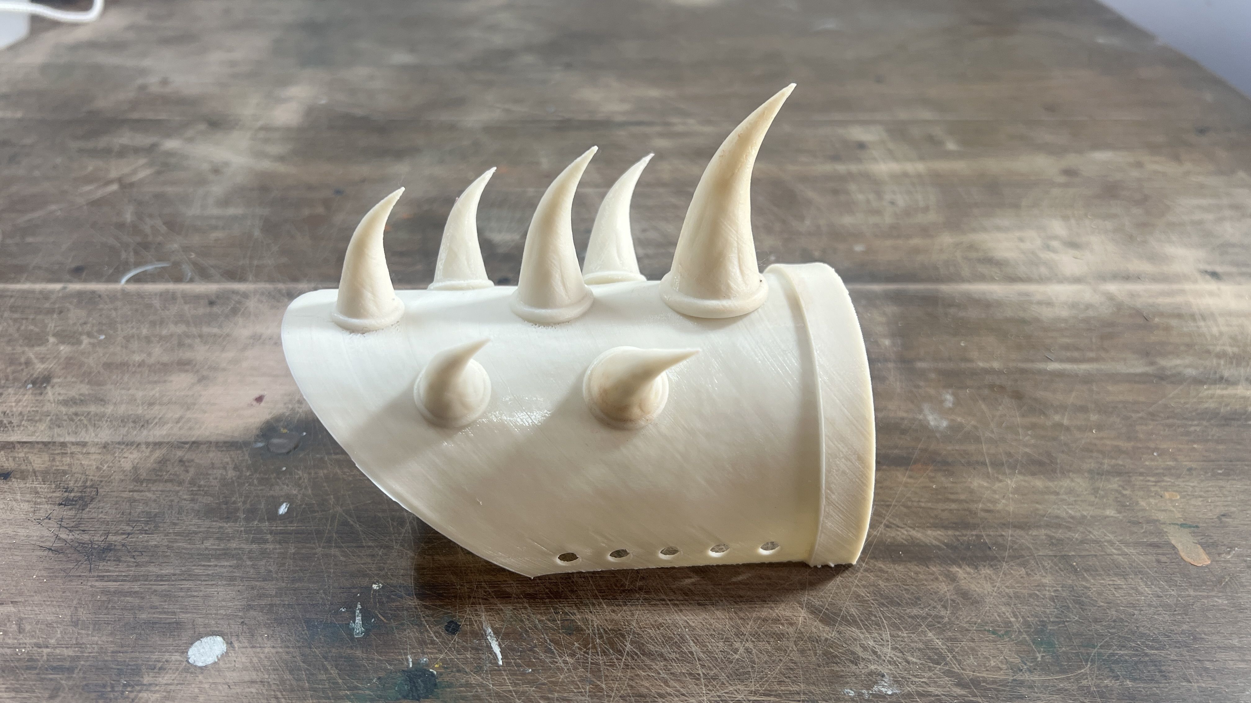 Horned Bracer for 3D Printing 3D print model_7