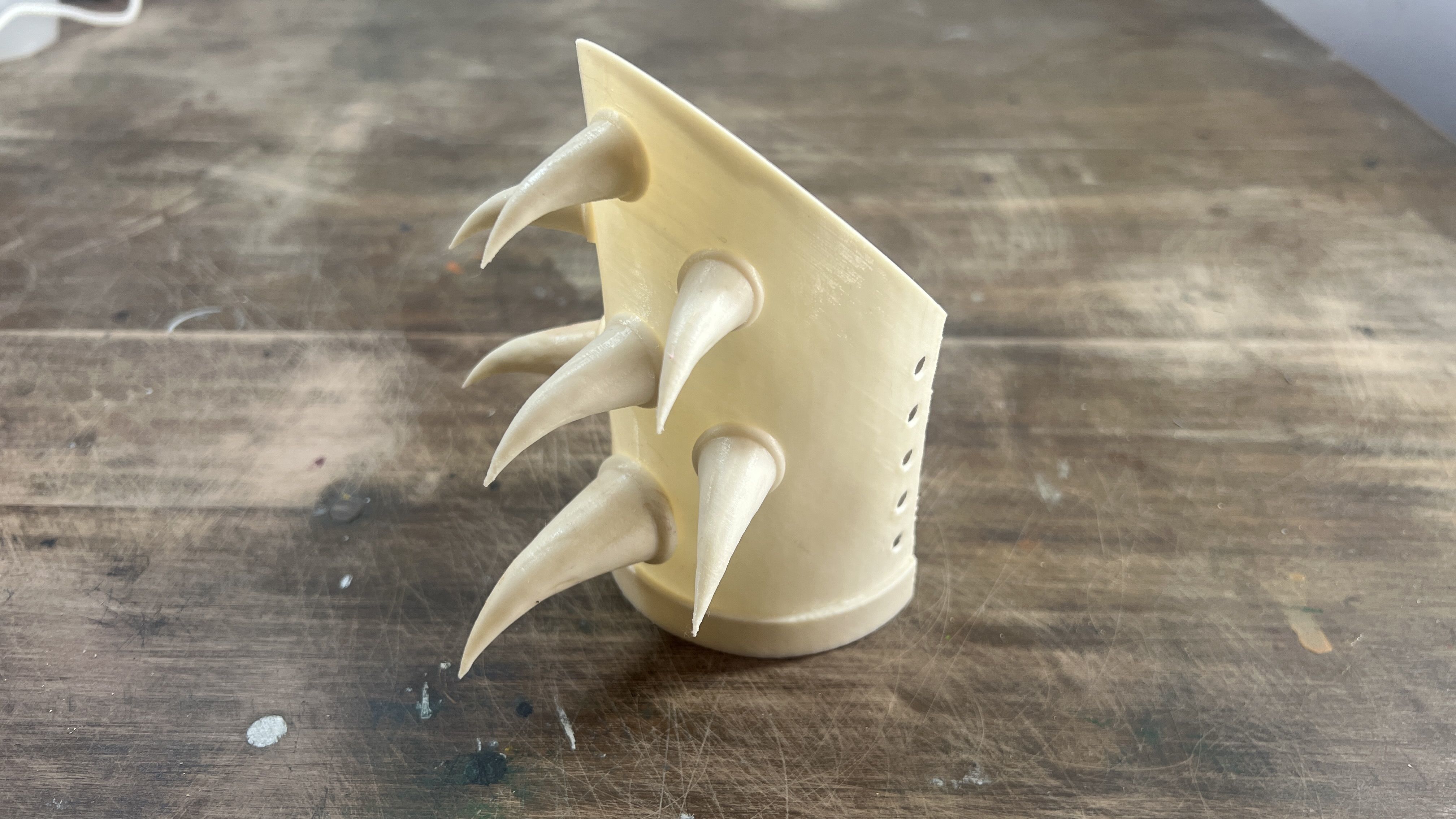 Horned Bracer for 3D Printing 3D print model_8