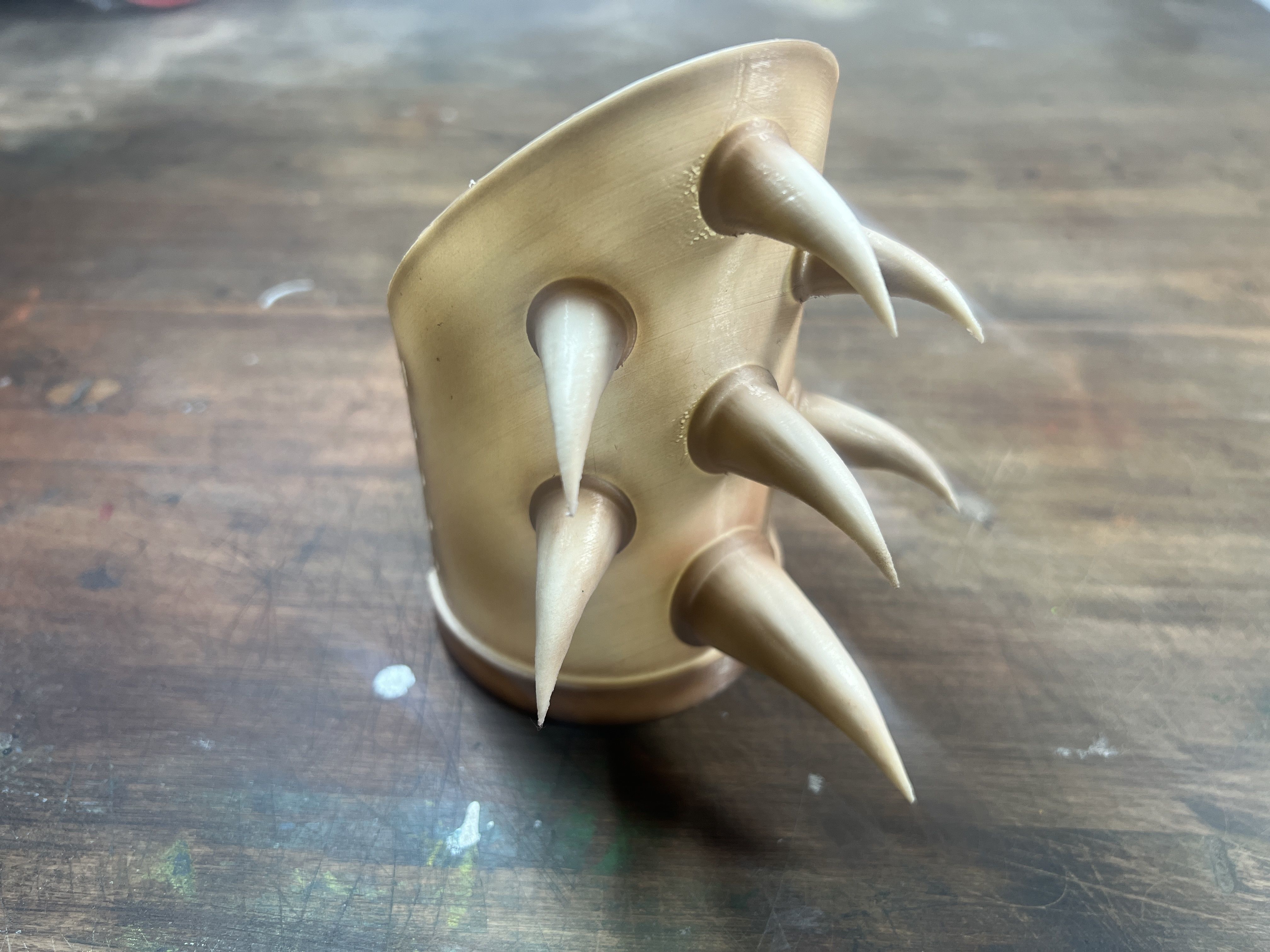 Horned Bracer for 3D Printing 3D print model_2