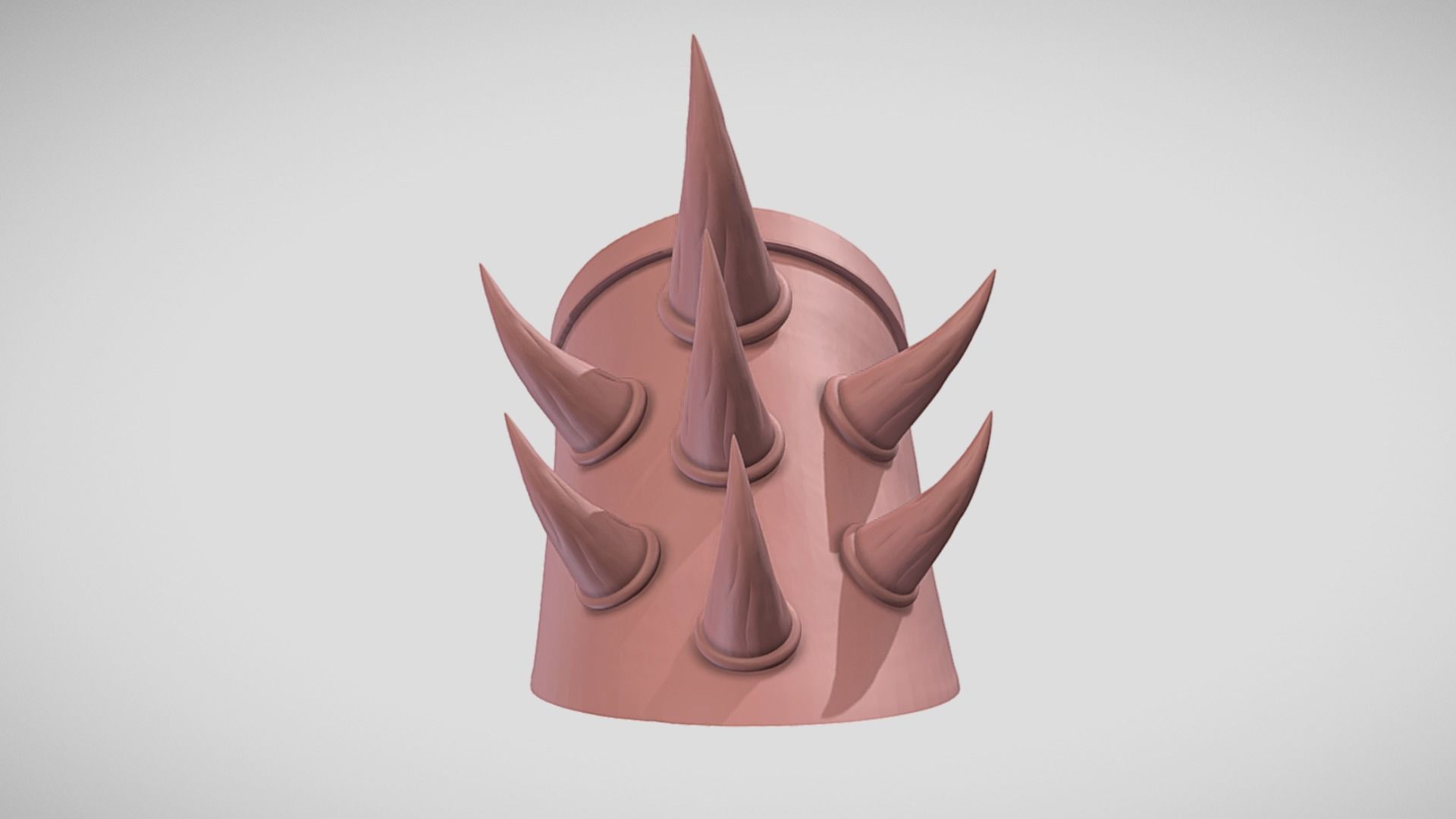 Horned Bracer for 3D Printing 3D print model_5