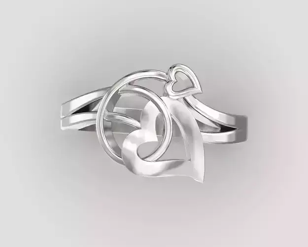 R 141 Heart Ring
