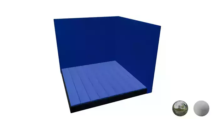 Isometric room template - recolorable