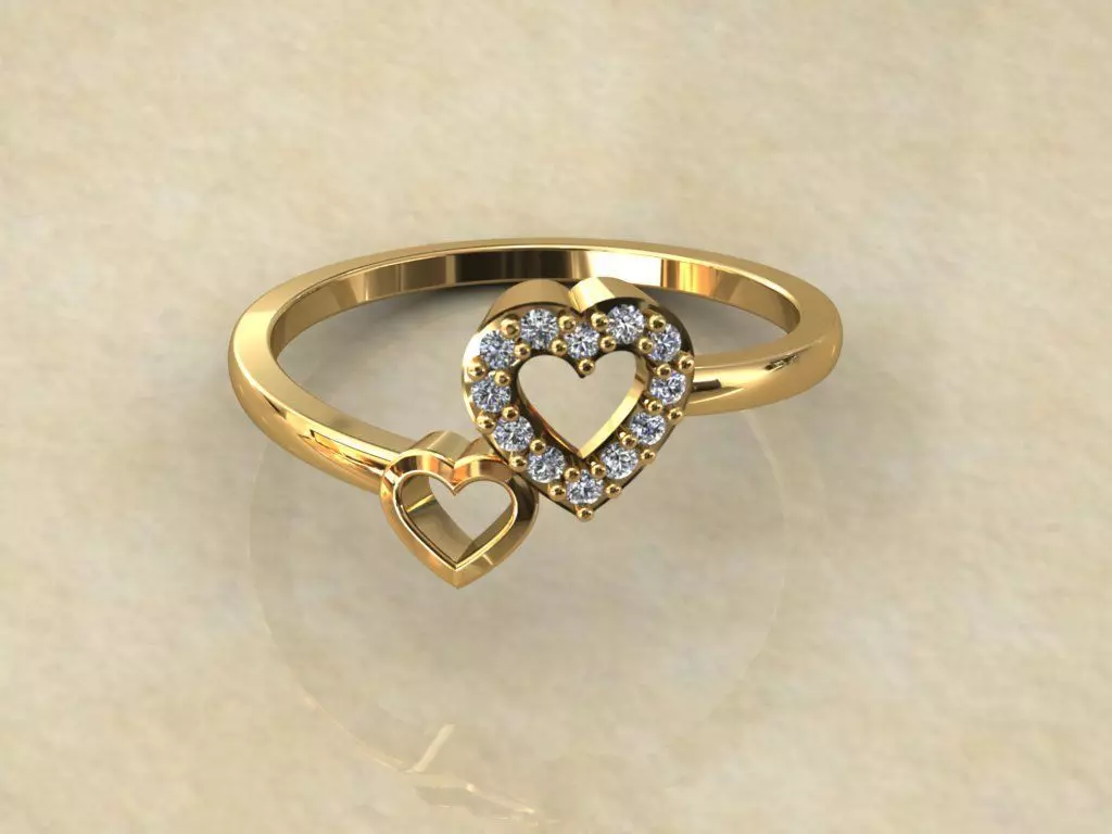 Women Wedding Engagement Ring 33 3D print model