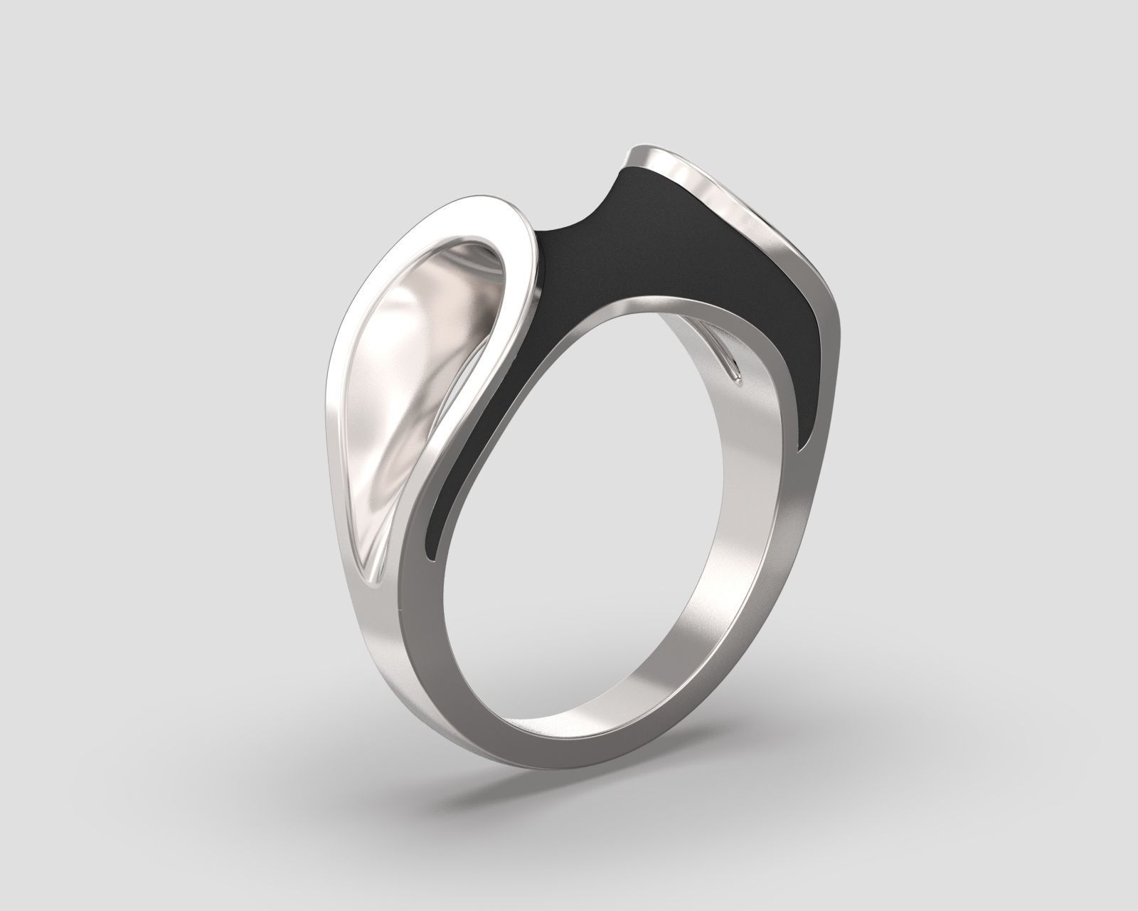 R 158 ring 3D print model_3