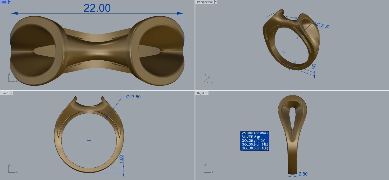 R 158 ring 3D print model_16