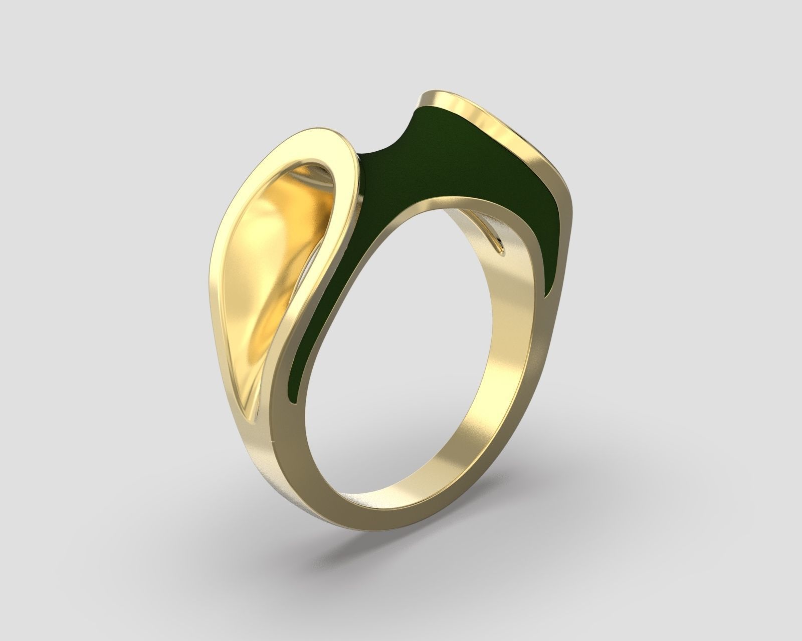 R 158 ring 3D print model_4