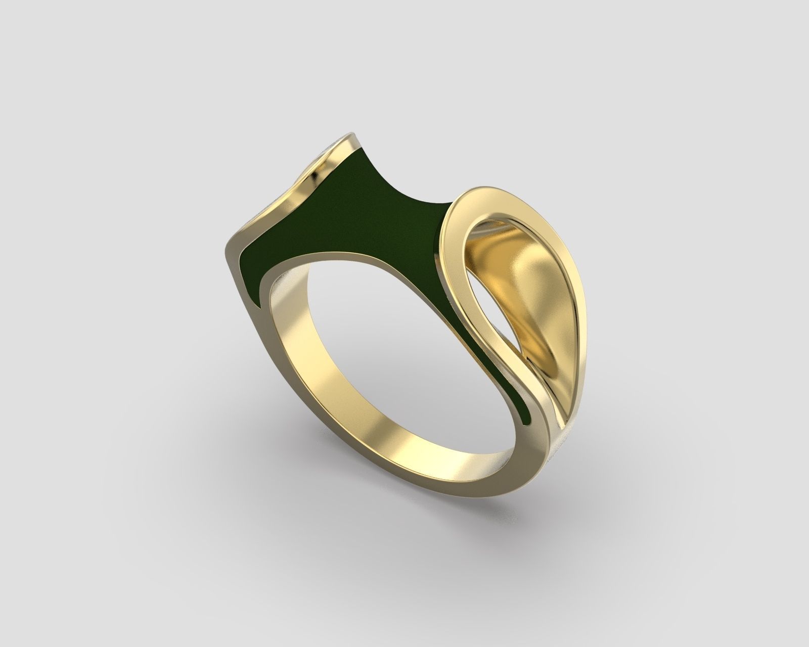 R 158 ring 3D print model_7