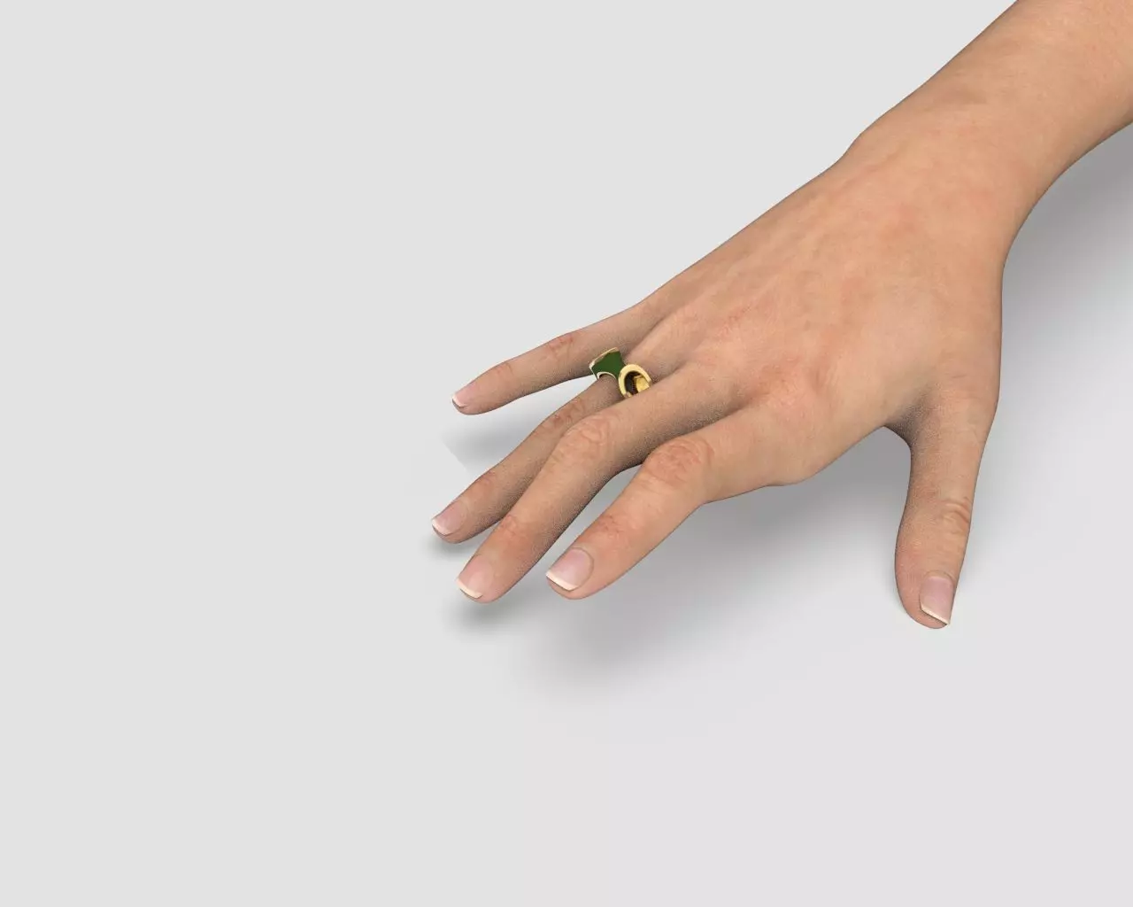 R 158 ring 3D print model_0