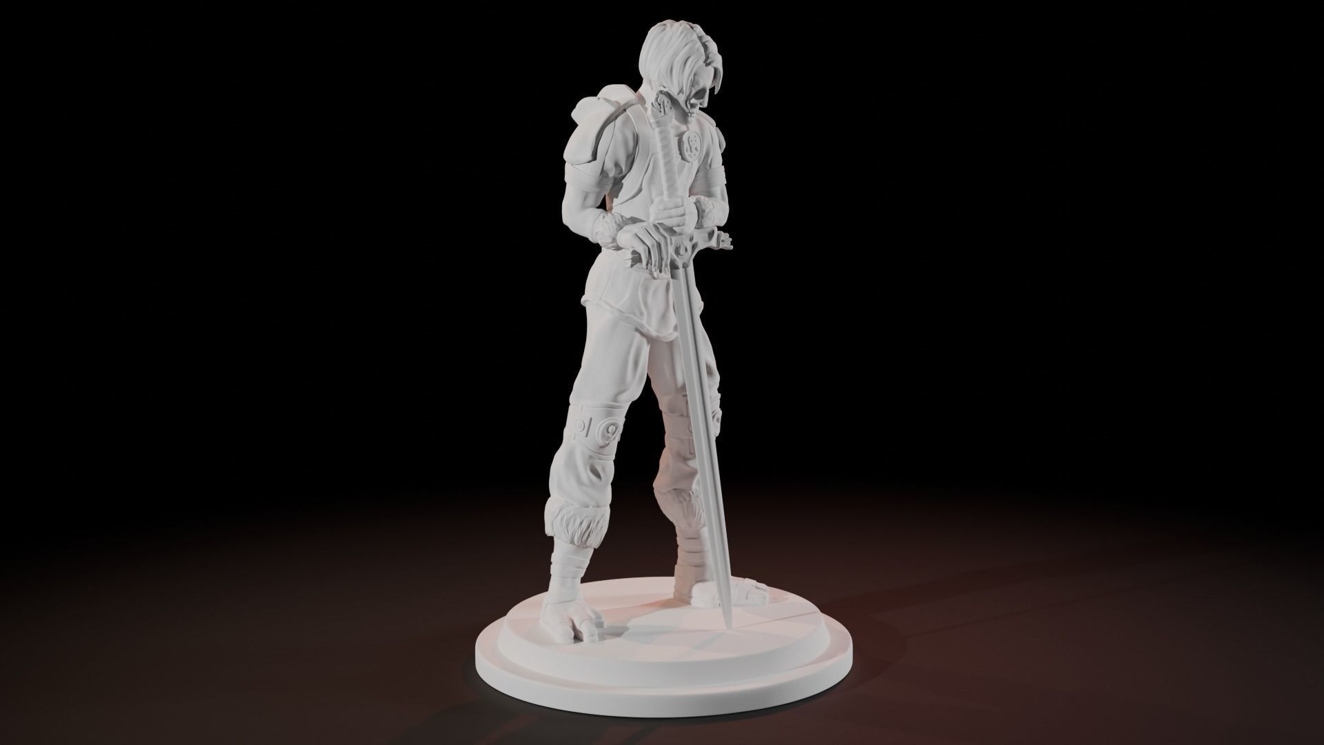 Alien Warrior Minifigure 3D print model_7