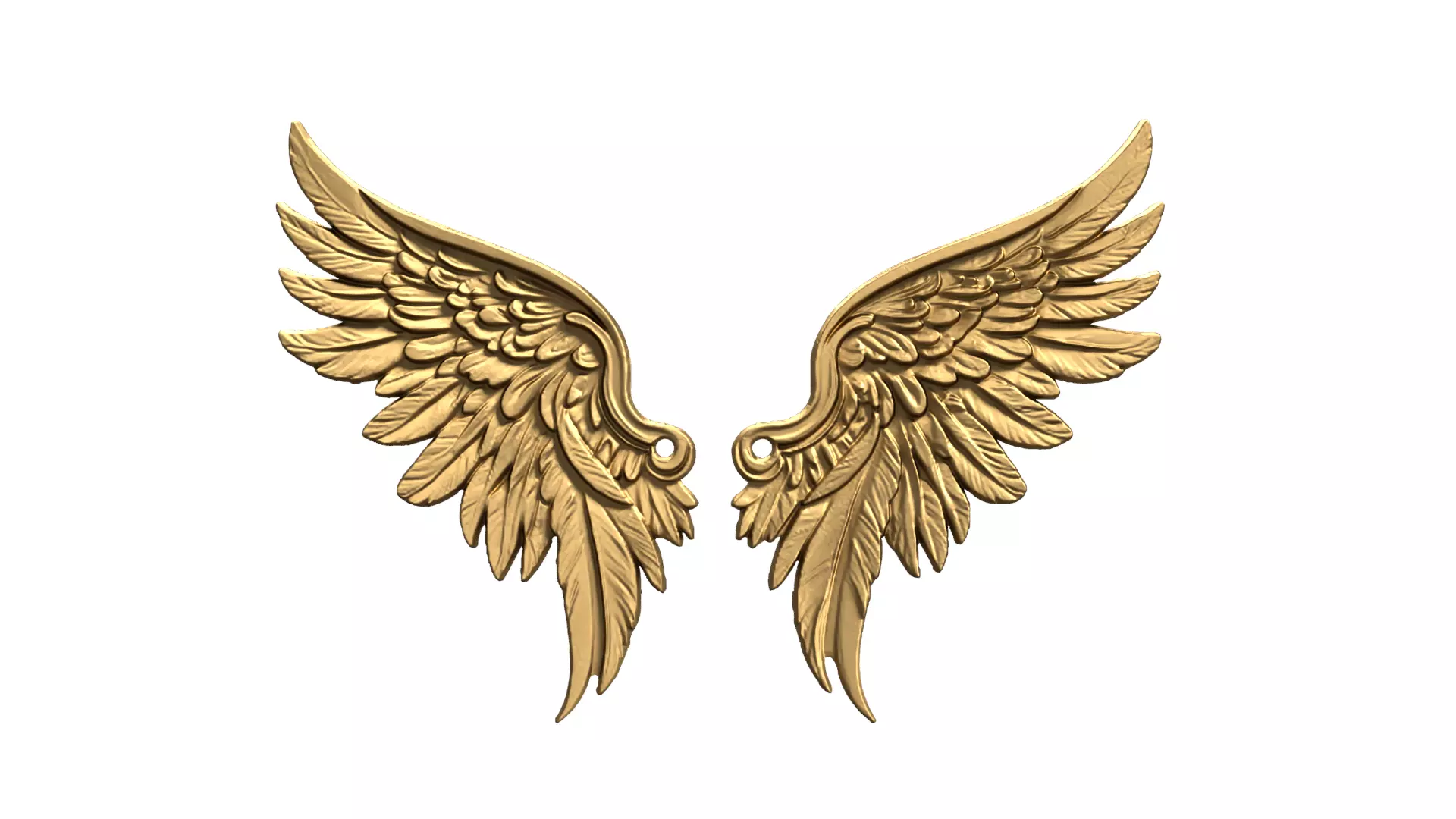 Wings Printable carved decor 14 3D print model_0