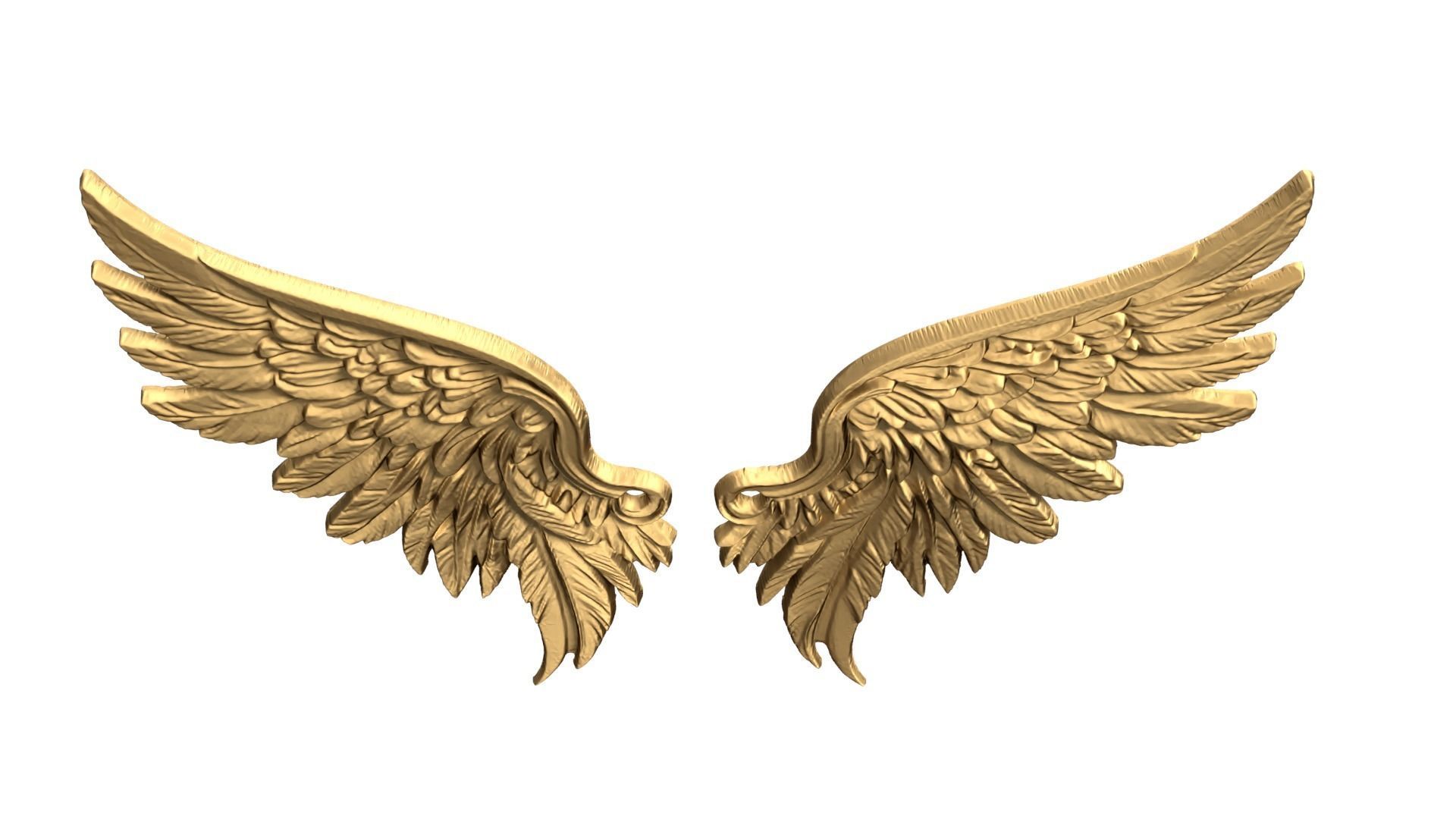 Wings Printable carved decor 14 3D print model_6