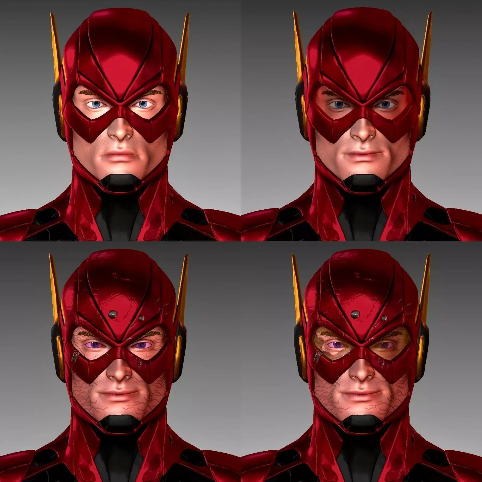 Flash Headsculpt - One12 scale Kill the justice league 3D print model