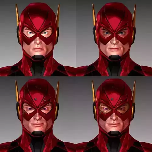 Flash Headsculpt - One12 scale Kill the justice league