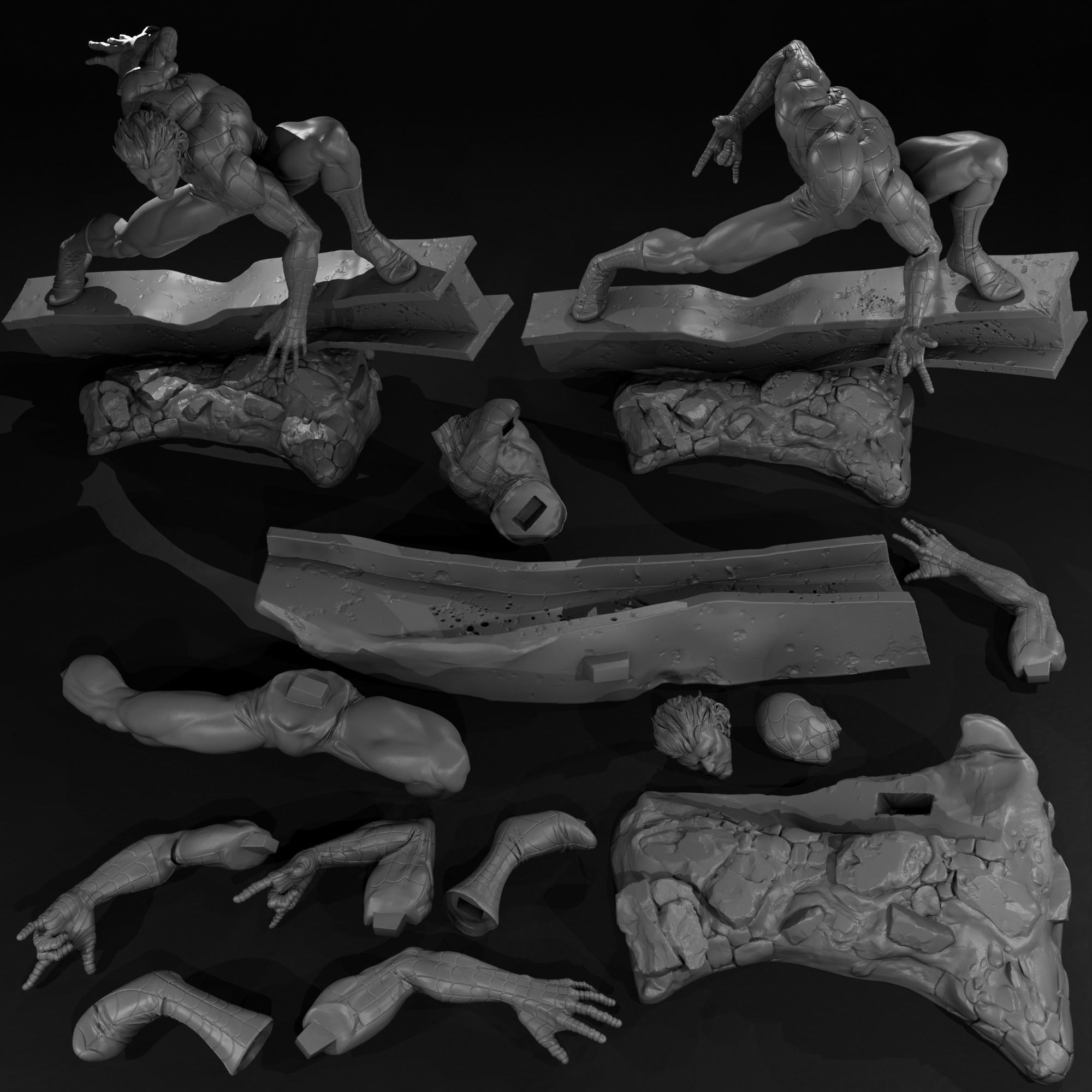 Ultimate Spider Man 3D print model_24