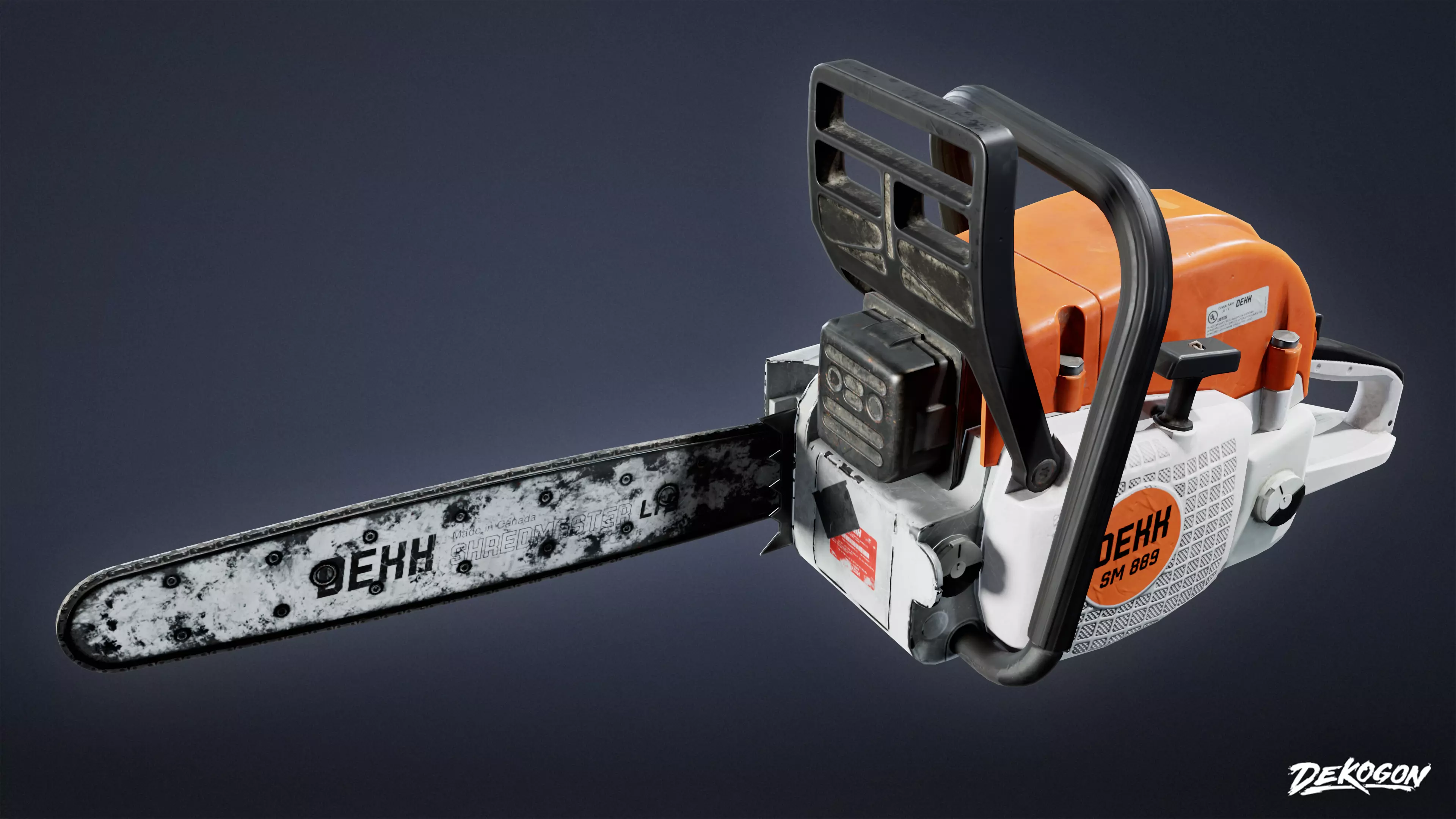 TOOLSHED - Chainsaw 01 - LOW POLY Low-poly 3D model
