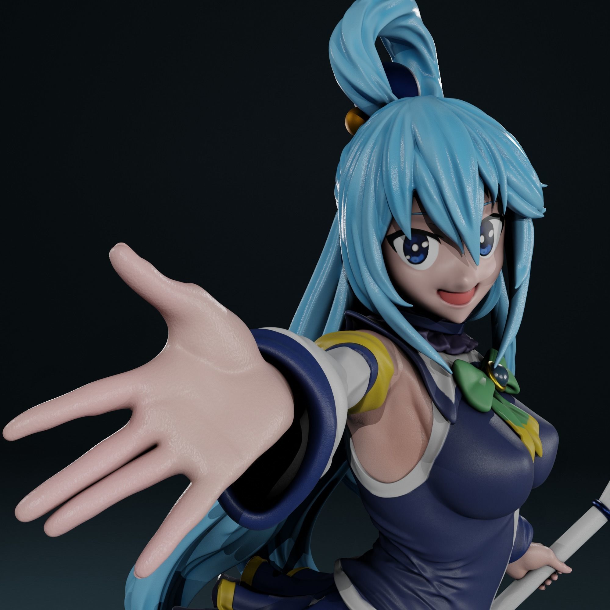 Aqua - Konosuba 3D print model_5