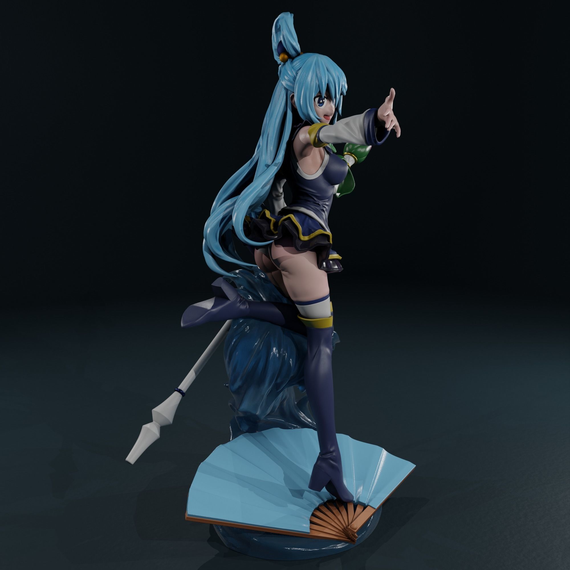 Aqua - Konosuba 3D print model_4
