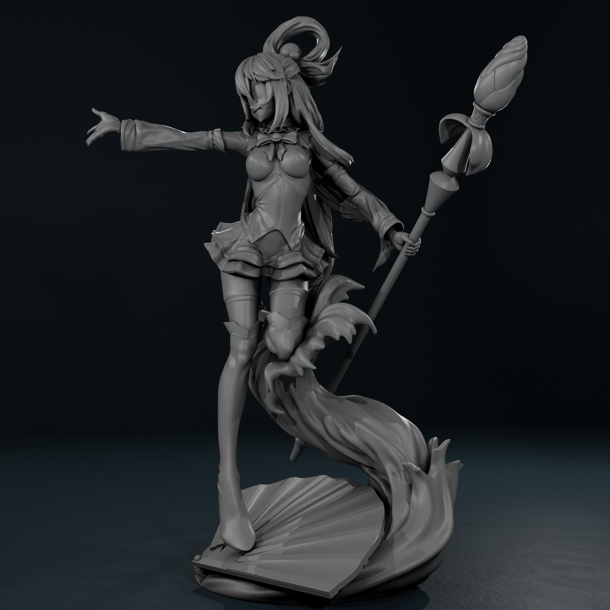 Aqua - Konosuba 3D print model_7
