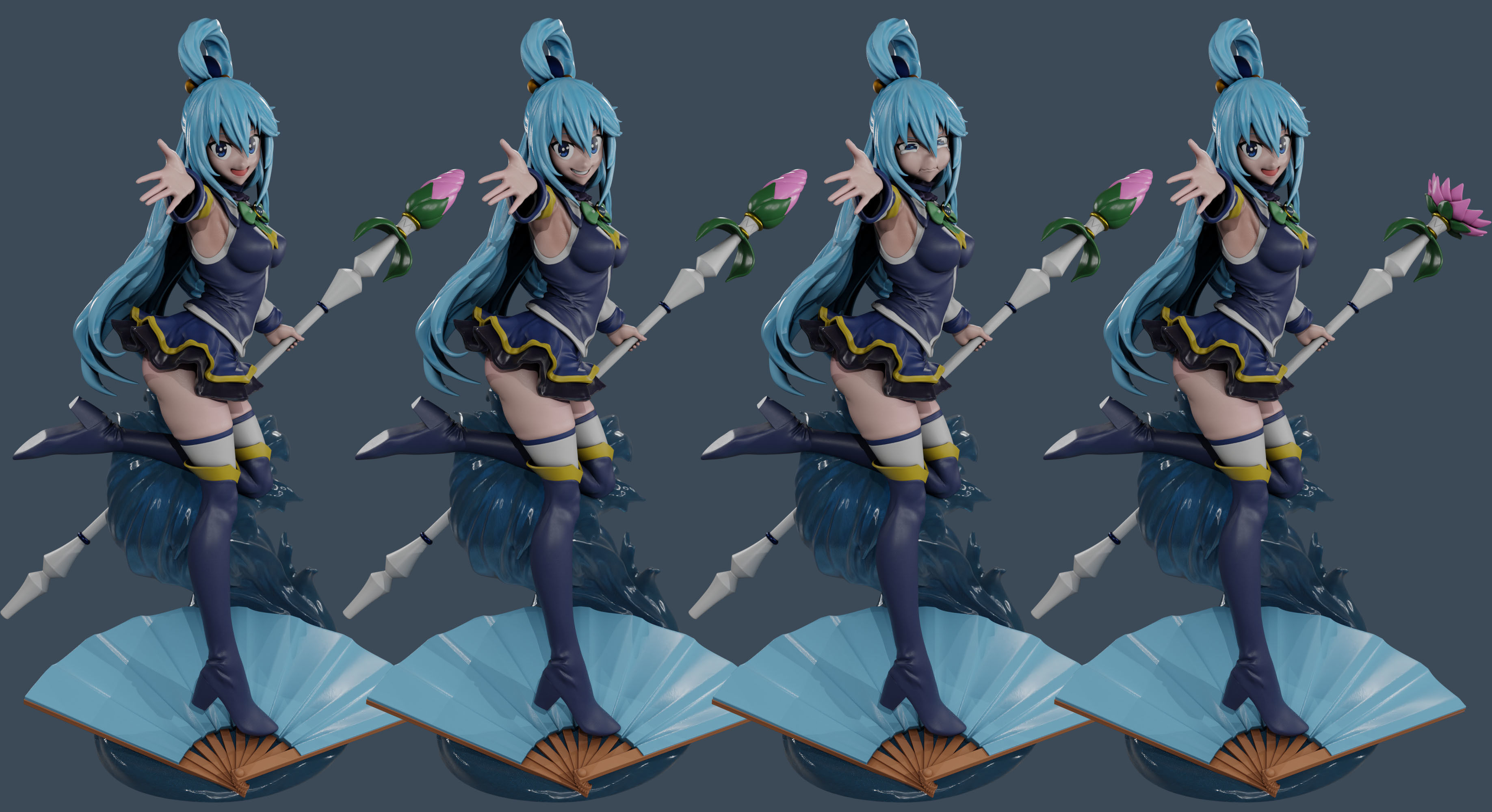 Aqua - Konosuba 3D print model_12