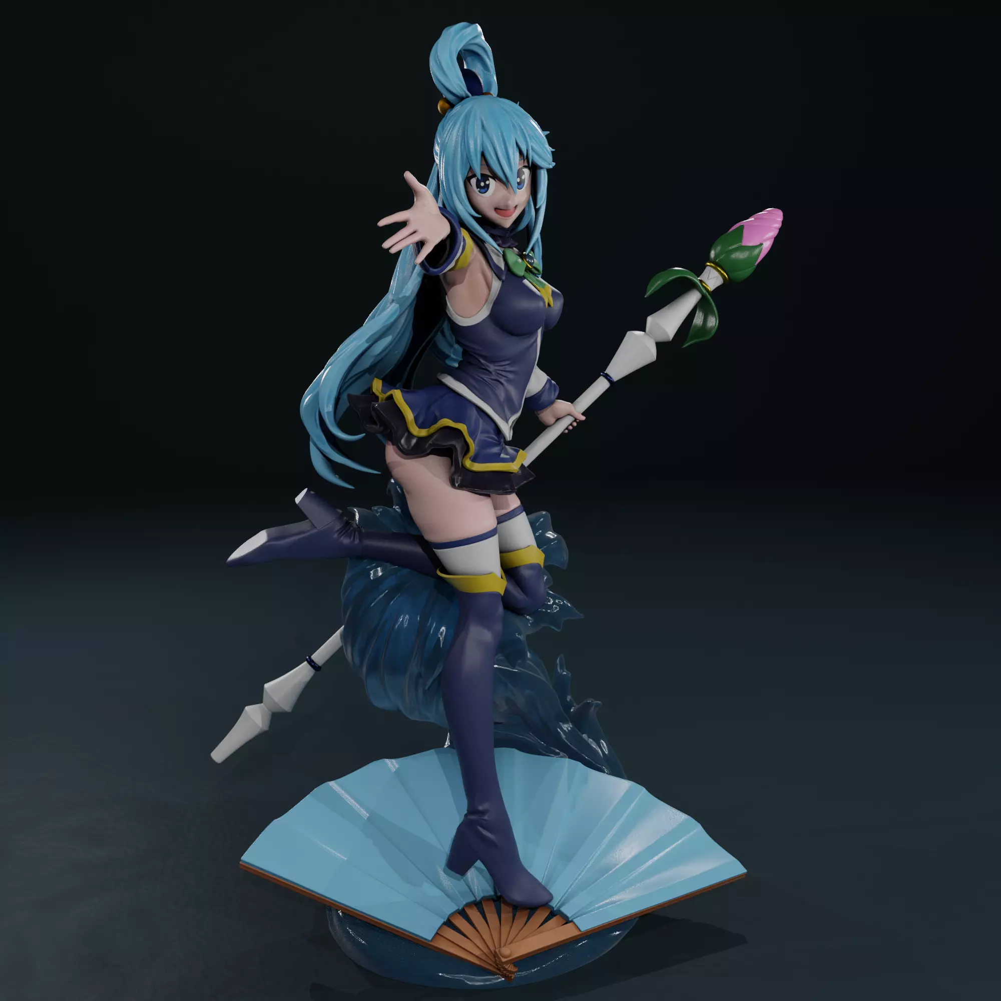 Aqua - Konosuba 3D print model_0