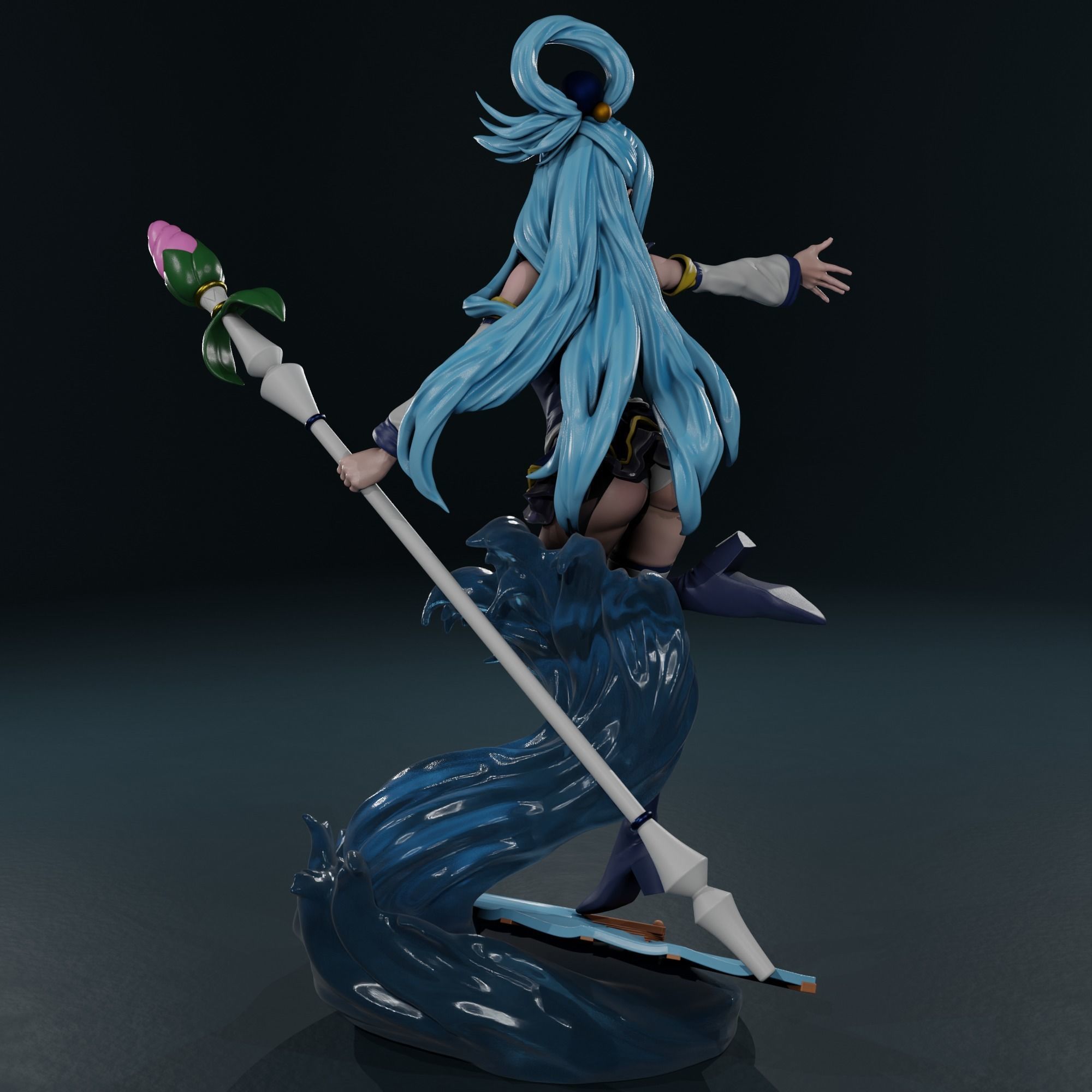 Aqua - Konosuba 3D print model_3