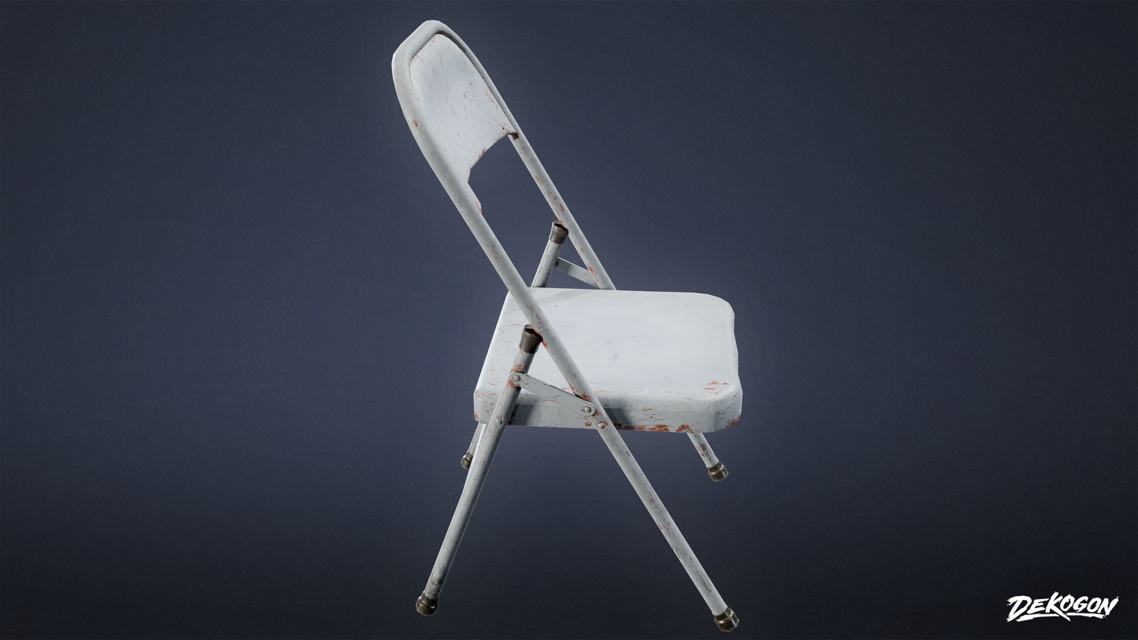 TOOLSHED - Chair 01 - LOW POLY Low-poly 3D model_3