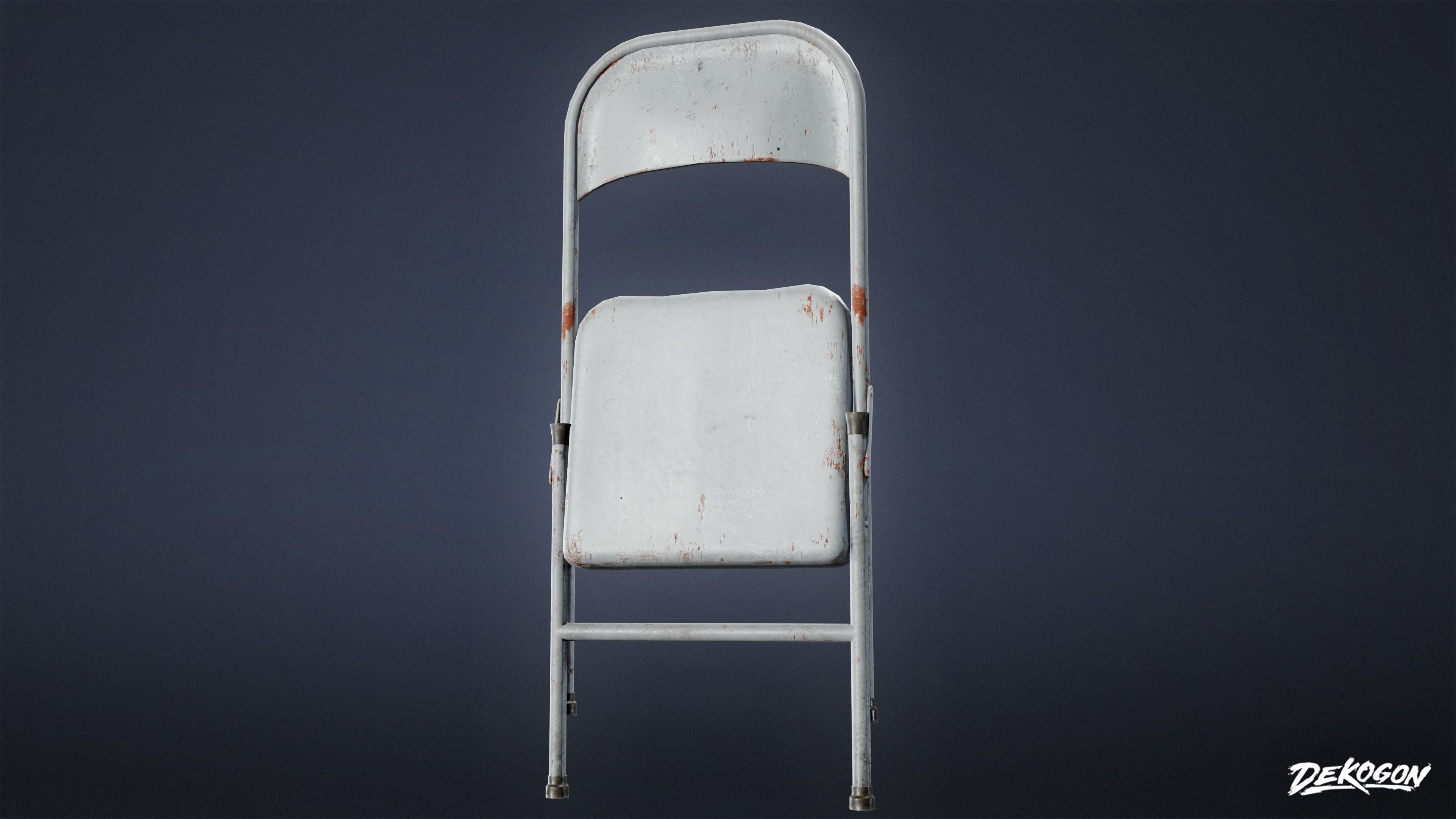 TOOLSHED - Chair 01 - LOW POLY Low-poly 3D model_7