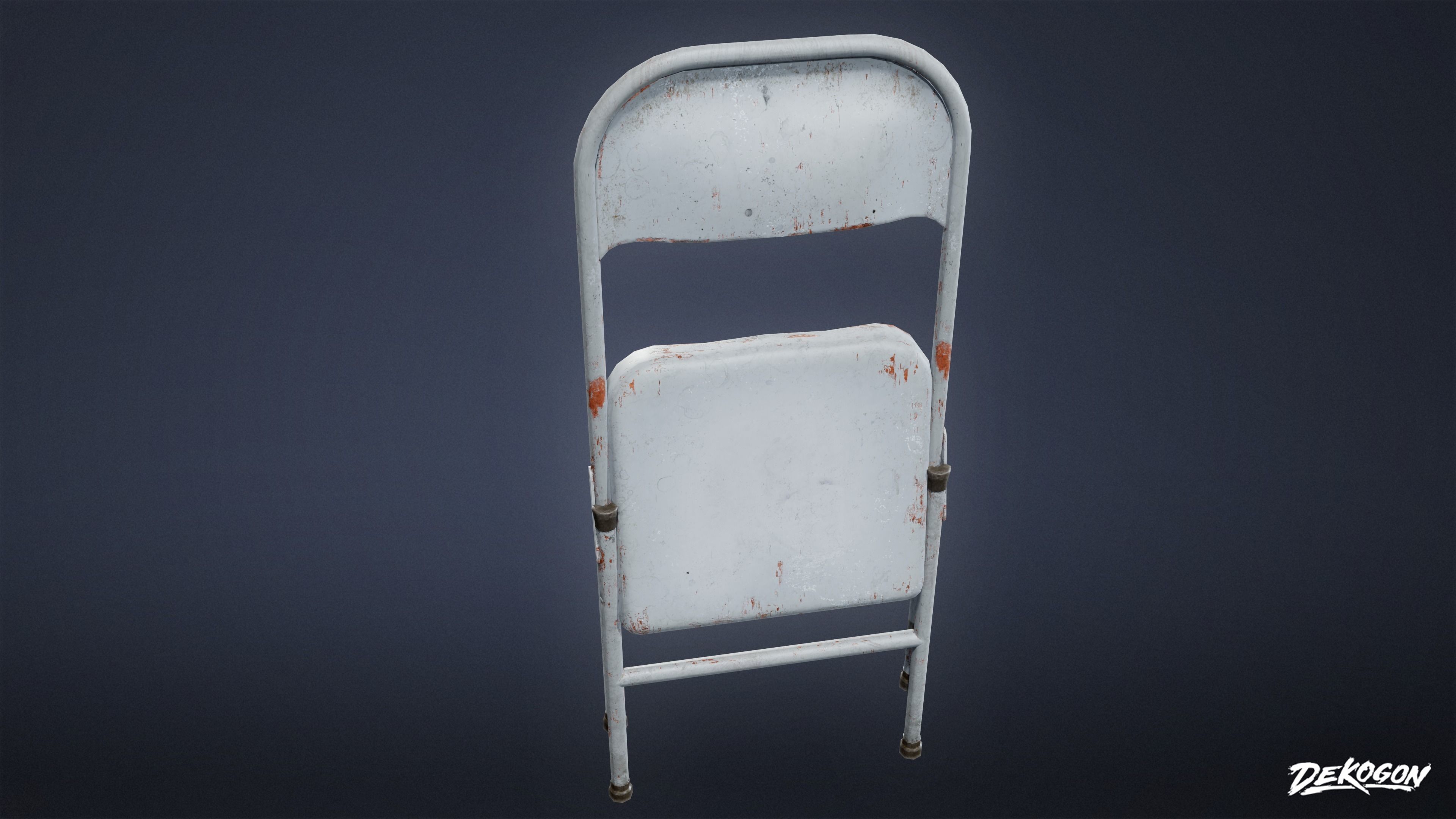 TOOLSHED - Chair 01 - LOW POLY Low-poly 3D model_8